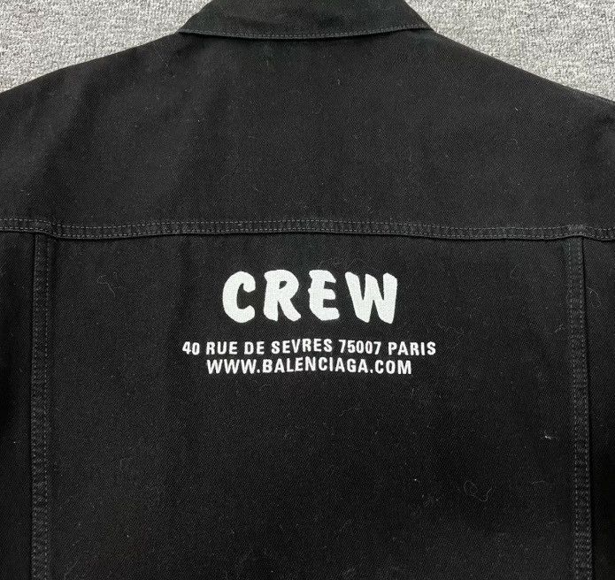 Balenciaga Balenciaga crew black denim jacket 2412-Nextarrow Size US M / EU 48-50 / 2 - 3 Thumbnail