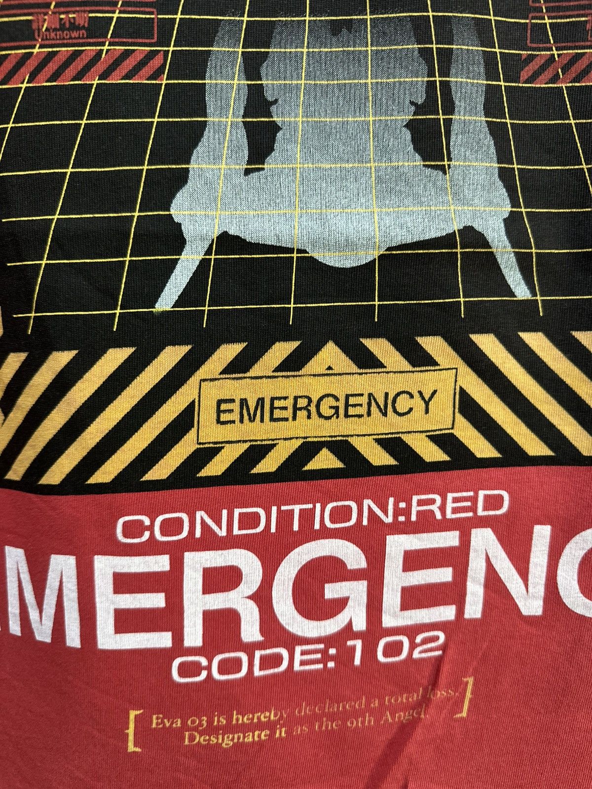 Anime Vintage Neon Genesis Evangelion Faded Tee Size US M / EU 48-50 / 2 - 10 Thumbnail