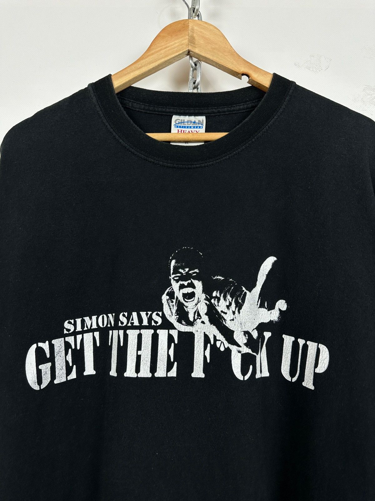 Band Tees 1999 Vintage Pharoahe Monch Simons Says Rap T-Shirt Size US XL / EU 56 / 4 - 7 Thumbnail