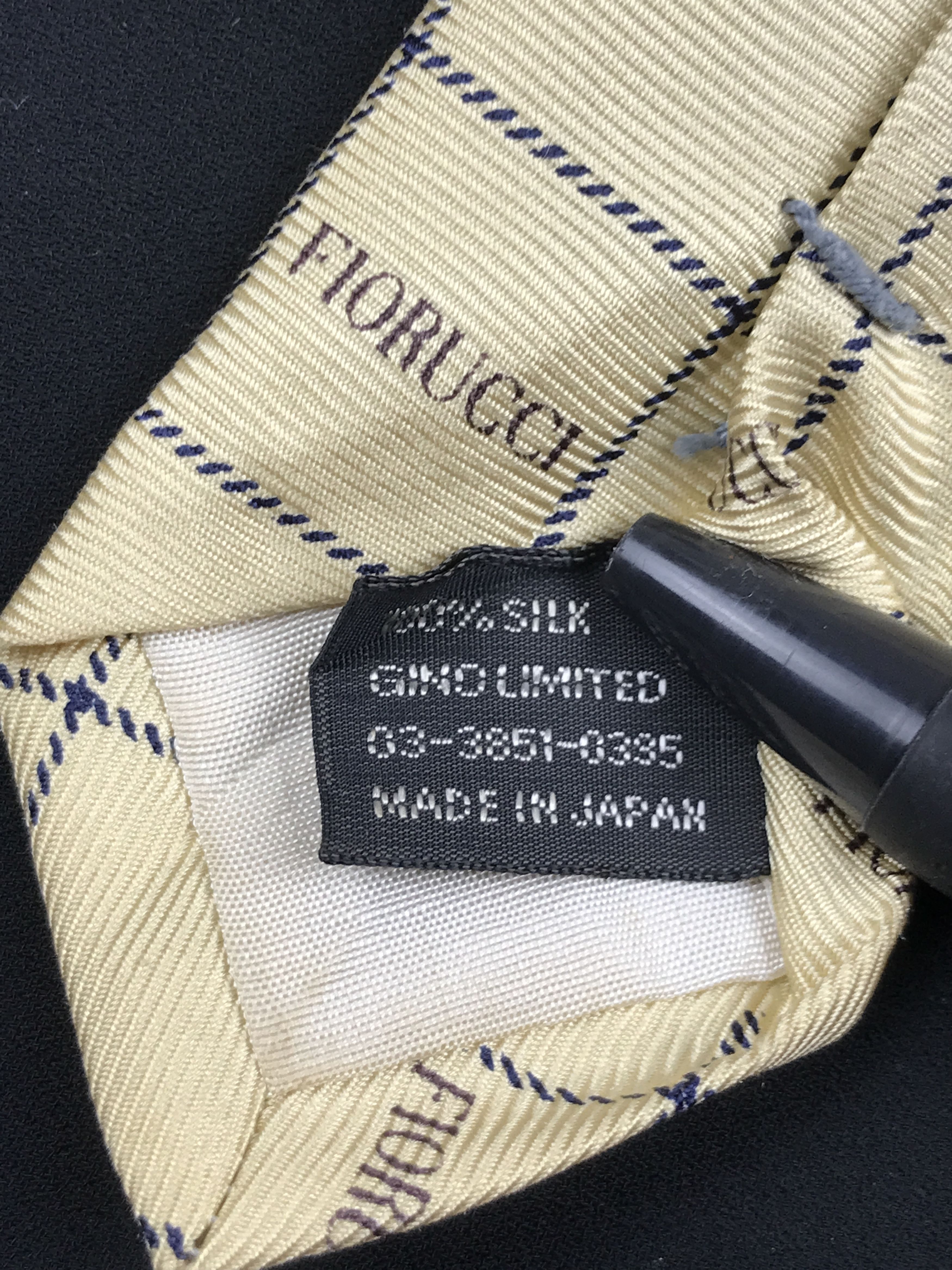 Fiorucci × Japanese Brand × Vintage Vintage Fiorucci Silk Necktie Size ONE SIZE - 7 Thumbnail