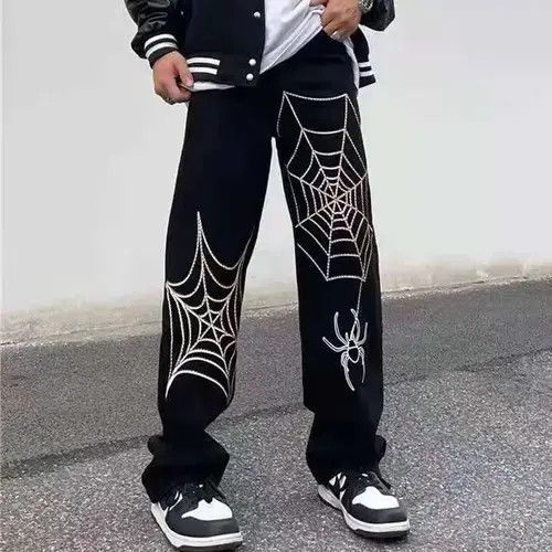 Japanese Brand × Vintage punk pants with web Size US 30 / EU 46 - 1 Thumbnail