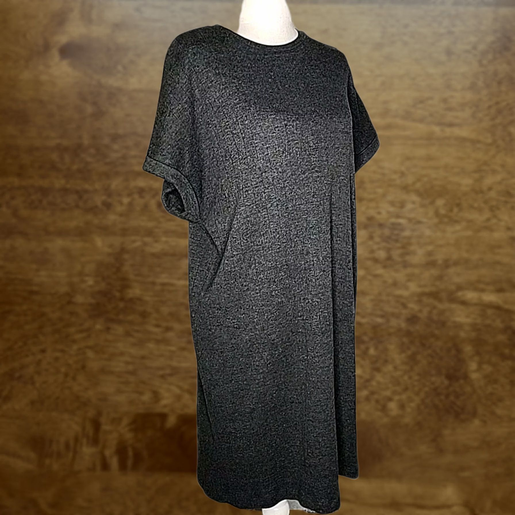 short knit dress zara Zara Sweater Womens Small Gray Sleeve Cuffed Knee Length Casual Dress designs
