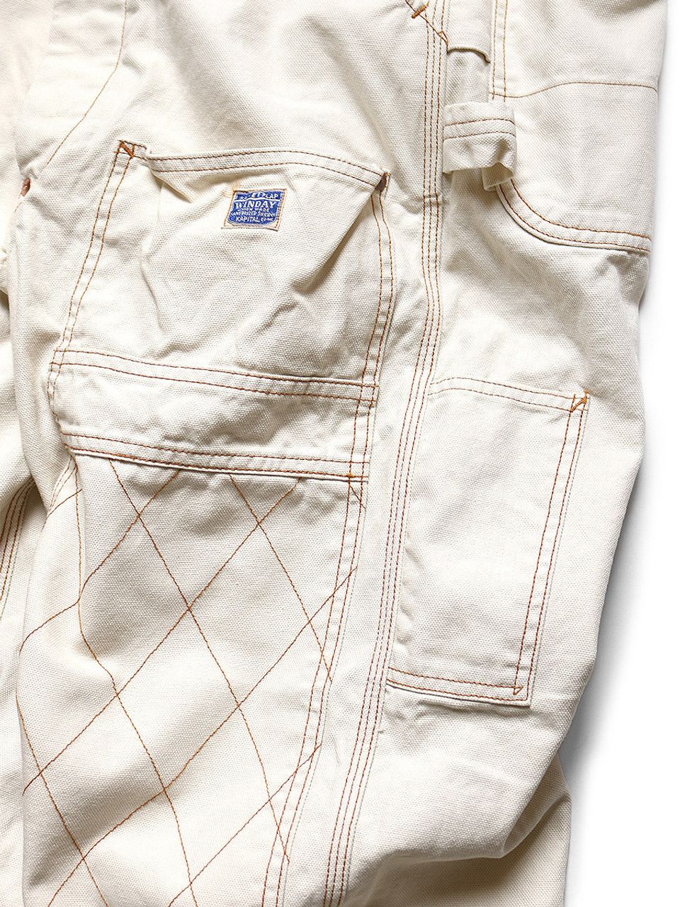 Kapital [1] Light Canvas Lumber Pants in Ecru (SS22) Size US 30 / EU 46 - 19 Thumbnail