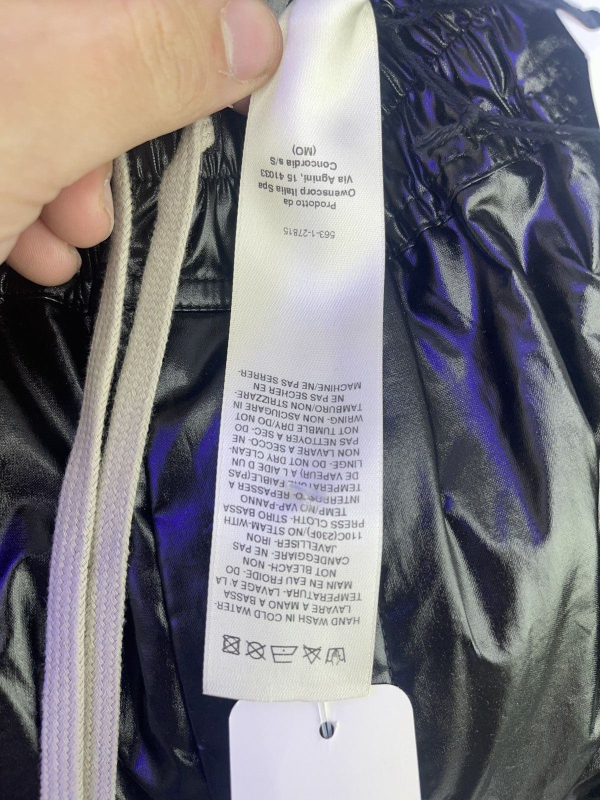 Rick Owens Rick Owens mastodon cargo pants ( black ) leather Size US 28 / EU 44 - 4 Thumbnail