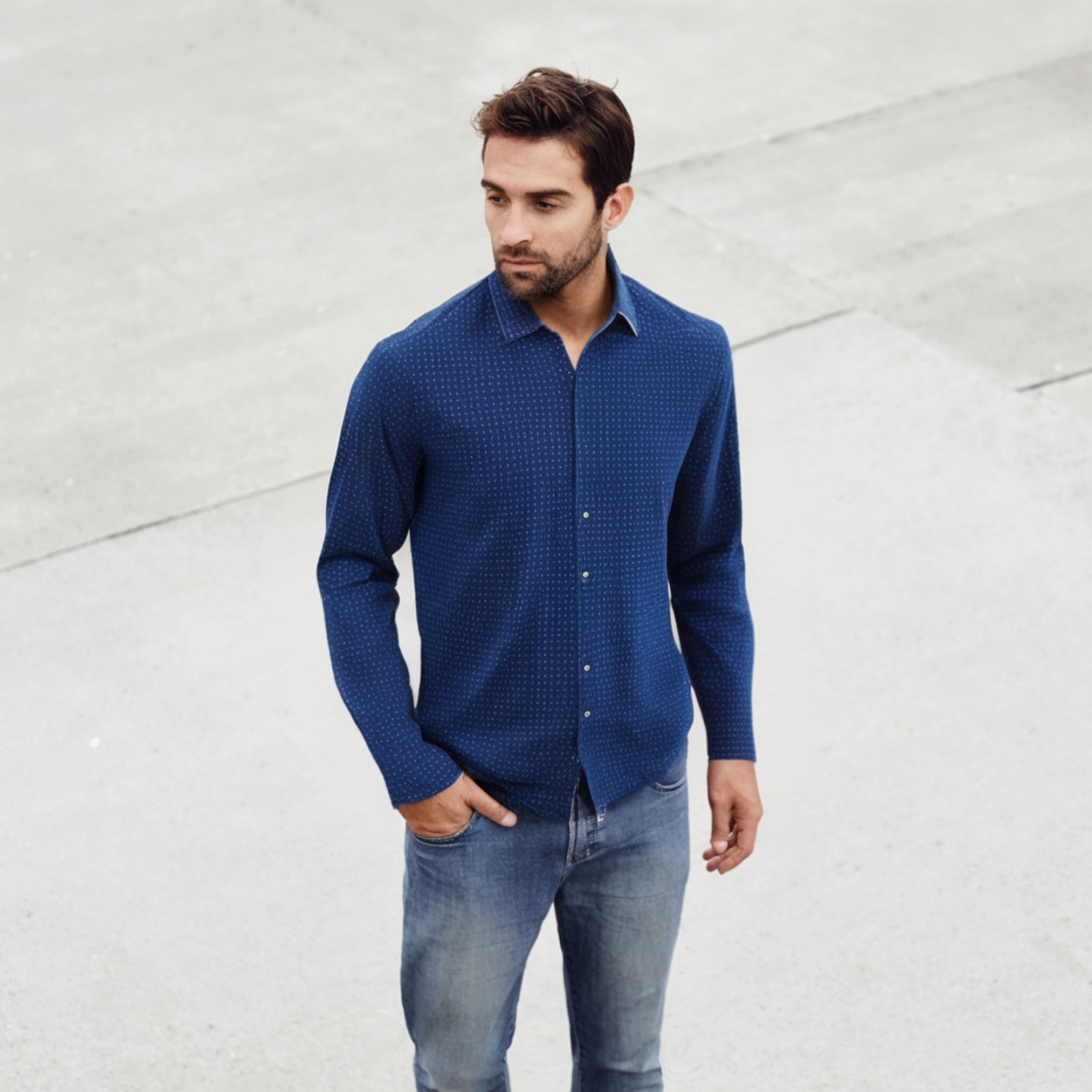 Calvin Klein Men's Shirt Calvin Klein. Dark blue. M. Used. Good Size US M / EU 48-50 / 2 - 1 Thumbnail