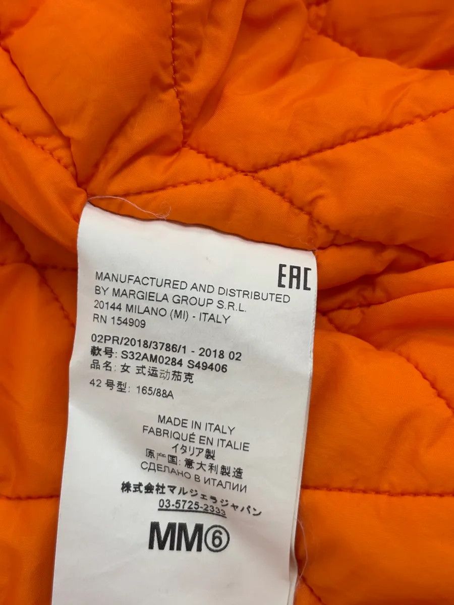 Maison Margiela AW2018 Maison Margiela Orange Navy Fur Collar Bomber Jacket Size US M / EU 48-50 / 2 - 10 Thumbnail