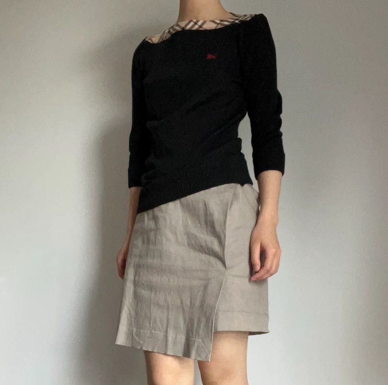 Vivienne Westwood Vivienne Westwood sizeS Irregularly shaped khaki half skirt Size 27" / US 4 / IT 40 - 1 Thumbnail