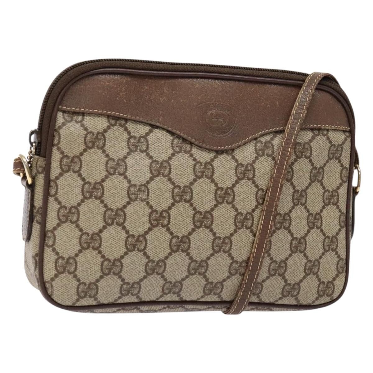 Gucci GUCCI GG Supreme Shoulder Bag Pvc Beige Gold 007 115 6428 Size ONE SIZE - 1 Thumbnail