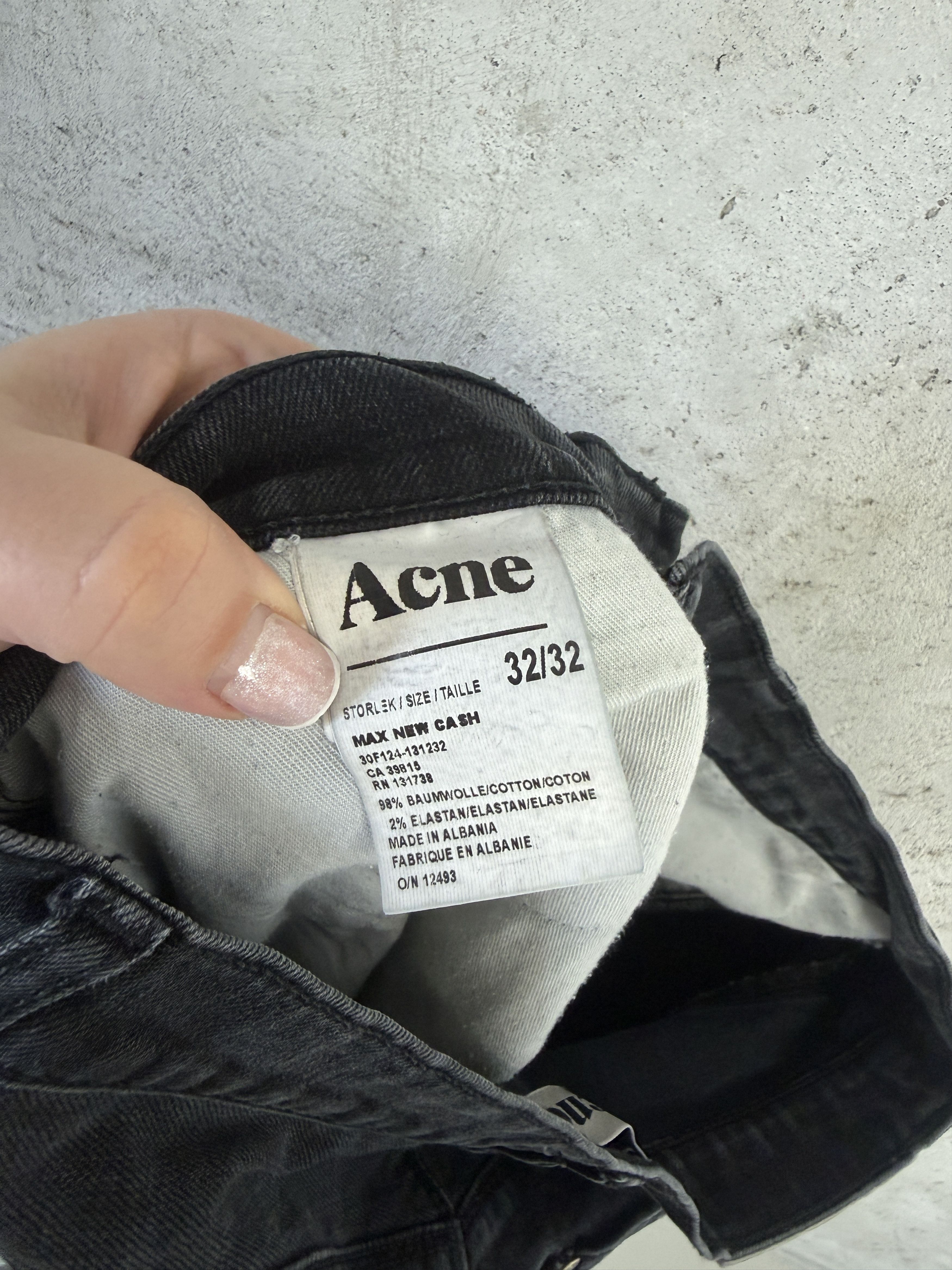 Acne Studios Acne Max New Cash denim jeans pants casual Size US 32 / EU 48 - 6 Thumbnail