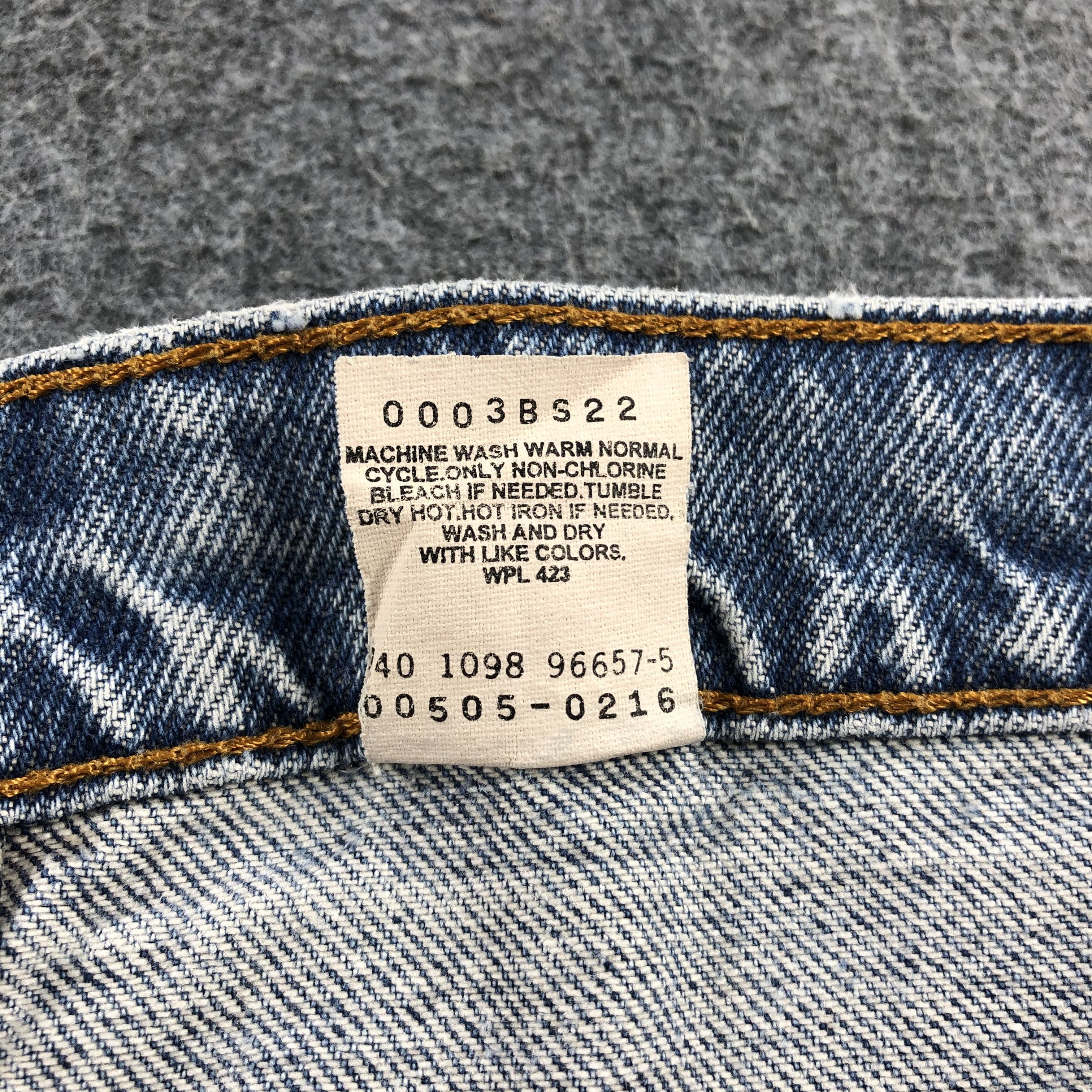 Levi's Vintage 90s Levis 505 Stone Wash Jeans-JM1119A Size US 36 / EU 52 - 11 Thumbnail