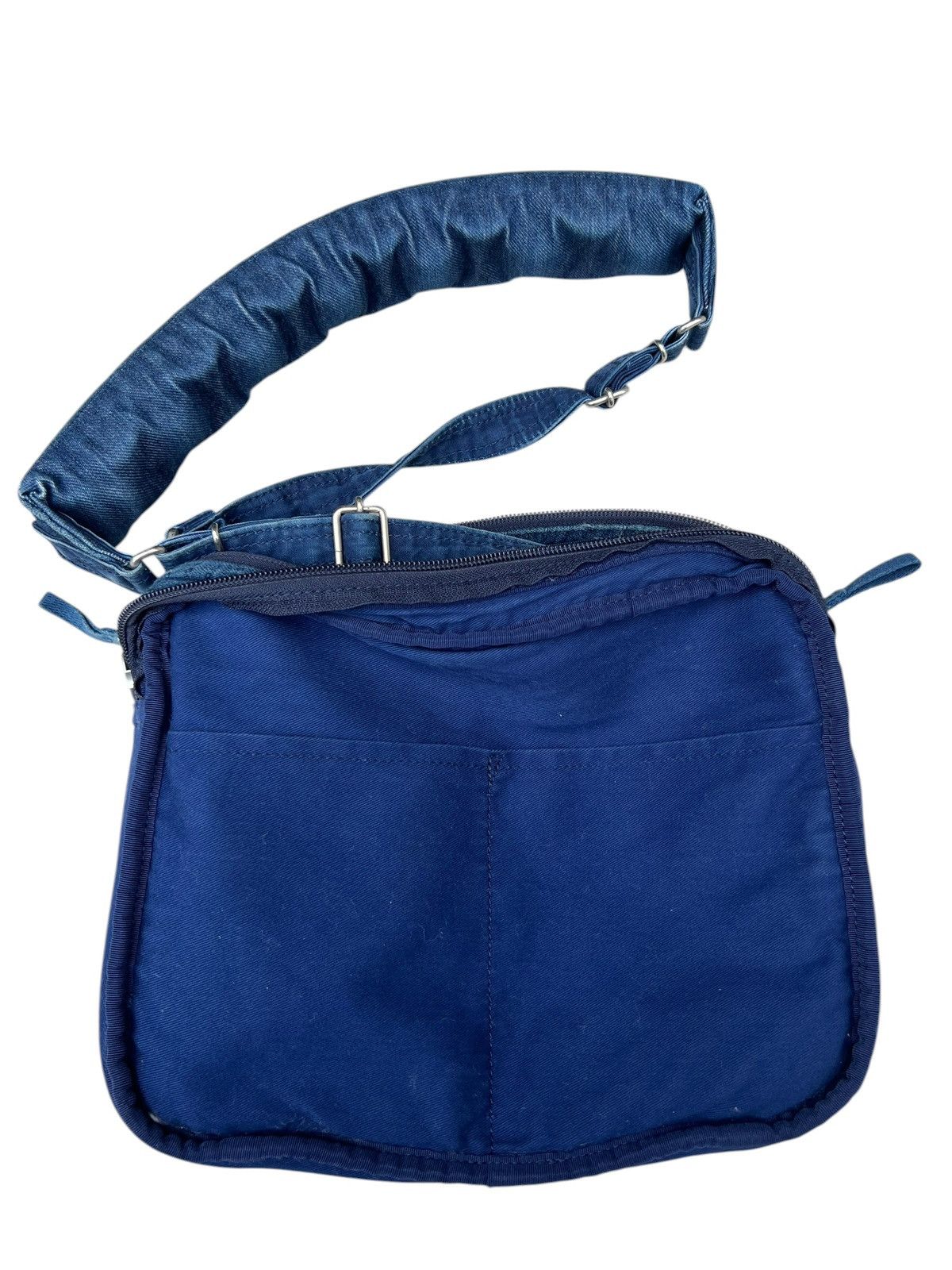 Porter Classic Porter Classic X Muatsu Fade Indigo Newton Sashiko Sling Bag Size ONE SIZE - 15 Thumbnail