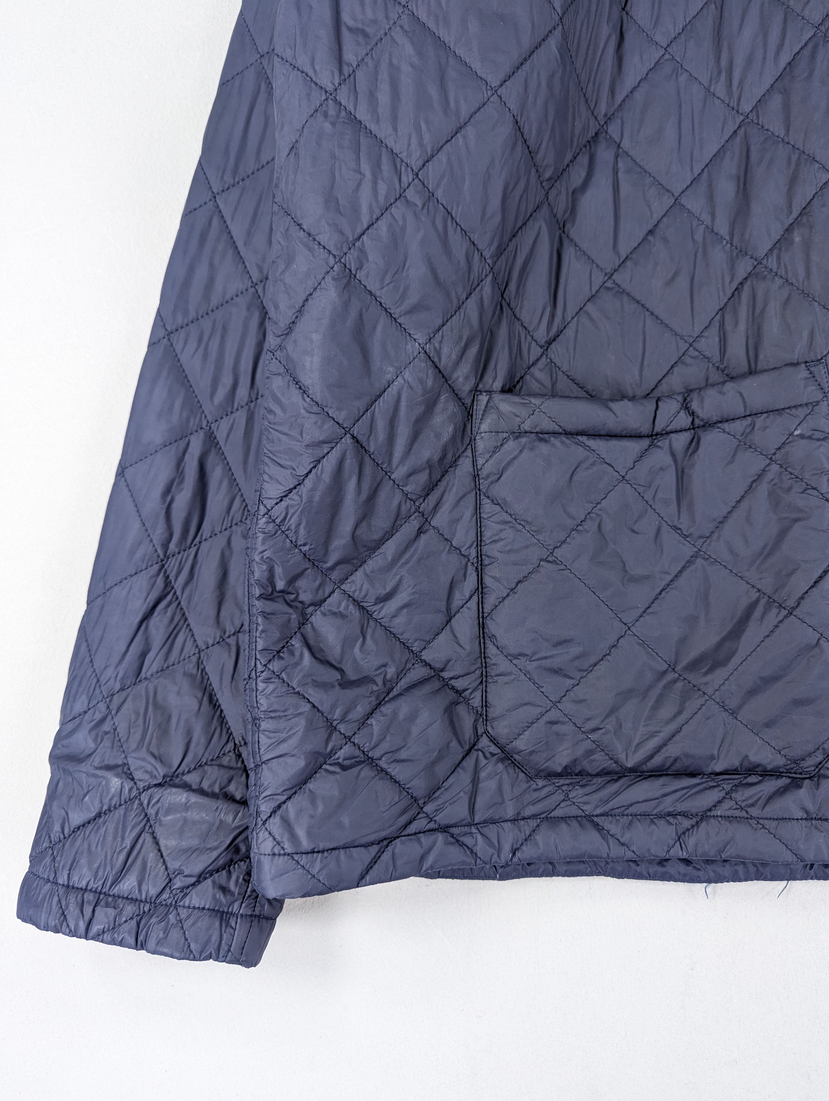 Barbour Barbour Soval Quilted Navy Button Jacket Size US XXL / EU 58 / 5 - 5 Thumbnail