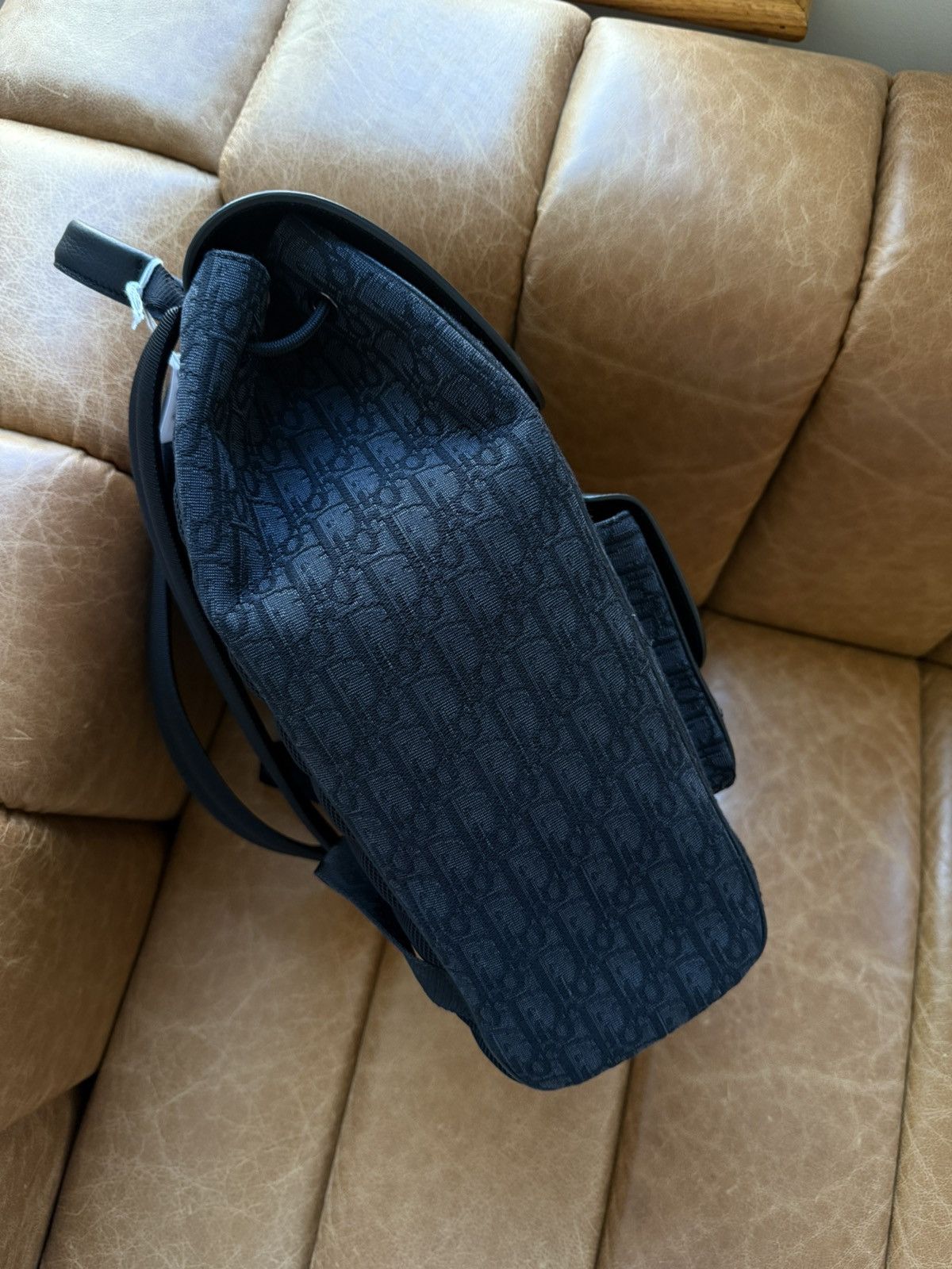 Dior Black Oblique Saddle Backpack Size ONE SIZE - 4 Thumbnail