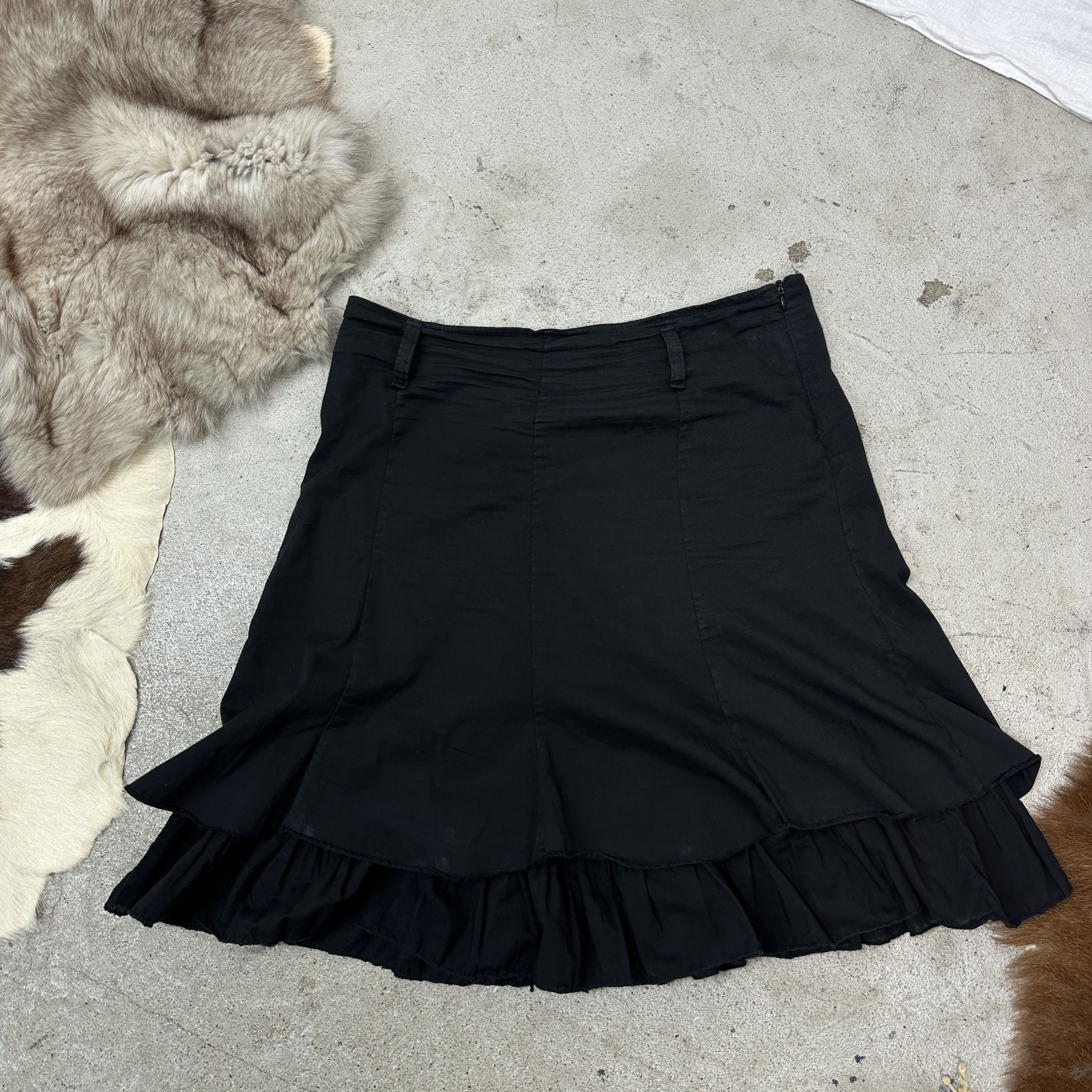 Vintage Vintage Avant Garde Layered Pleated Skirt Y2K Size 26" / US 2 / IT 38 - 2 Thumbnail