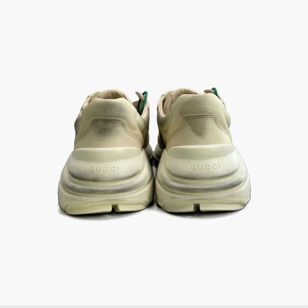 Gucci gucci rhytone white distressed red lips sneakers-yw Size US 11.5 / EU 44-45 - 7 Thumbnail