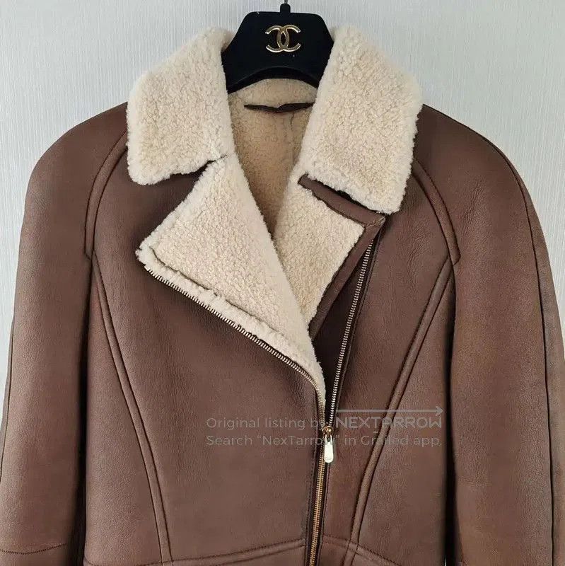 Dior Dior Brown Shearling Women's Jacket . Size M / US 6-8 / IT 42-44 - 3 Thumbnail