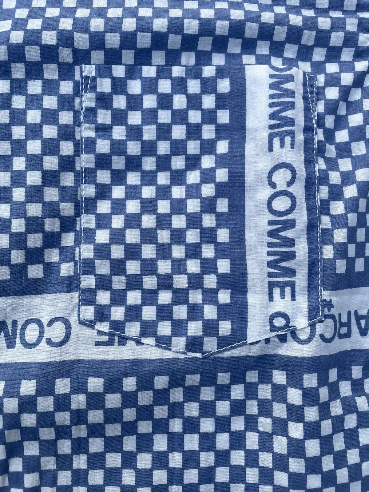 Comme des Garcons AW2003 Comme Des Garçons Homme Checkered Print Button Up Size US L / EU 52-54 / 3 - 3 Thumbnail
