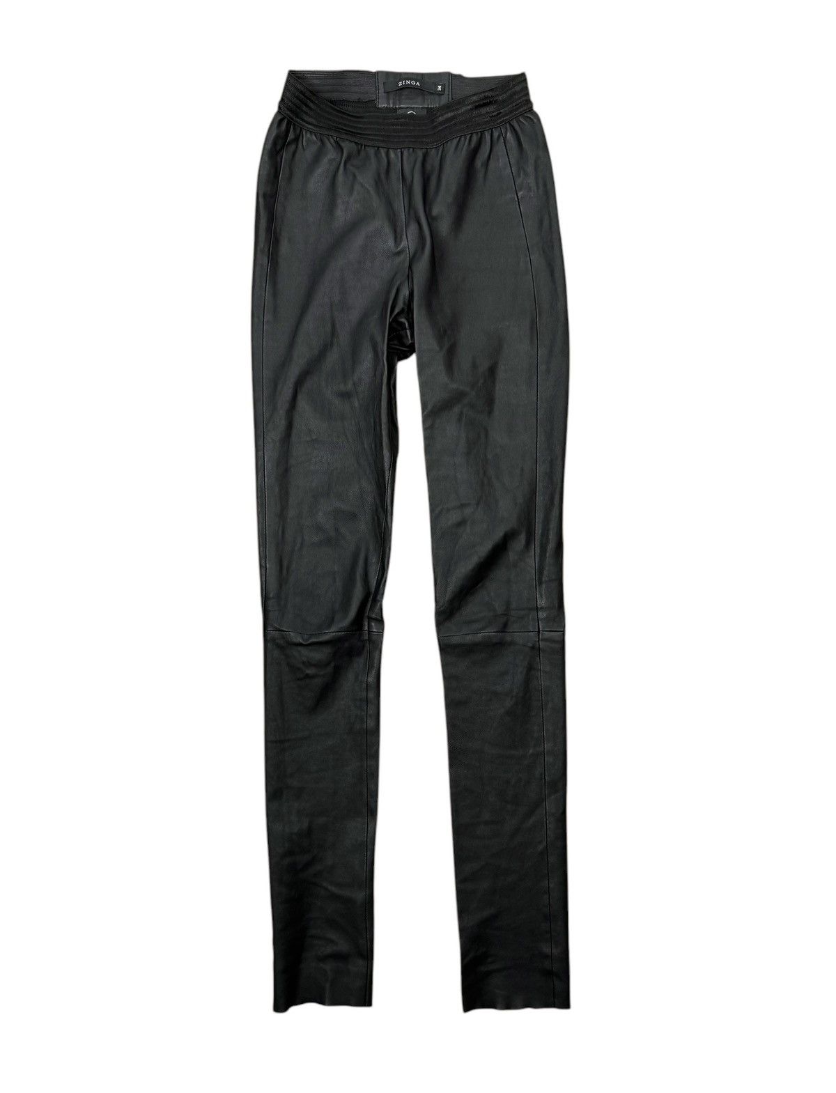 Designer × Genuine Leather Zinga Genuine Leather Leggings Premium Stretch size 34 Size 24" / US 00 / IT 34 - 7 Thumbnail