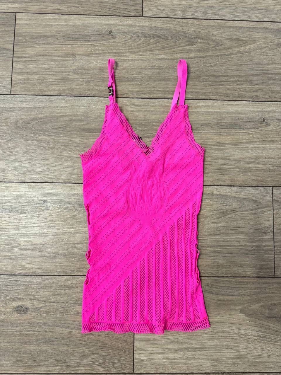 Just Cavalli Pink Just CAVALLI Roberto MESHBODYCON DRESS Micro Size S / US 4 / IT 40 - 1 Thumbnail