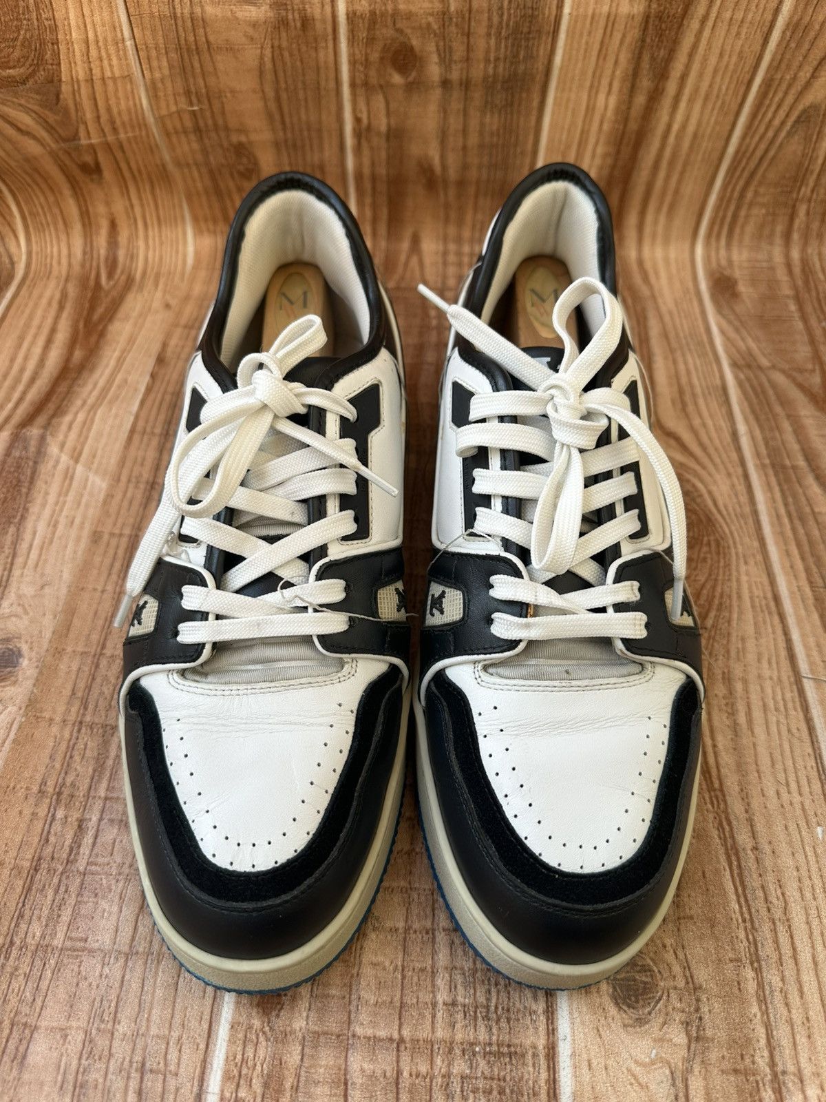 Louis Vuitton Louis Vuitton X Virgil Abloh Leather Lowtops Size US 9 / EU 42 - 4 Thumbnail