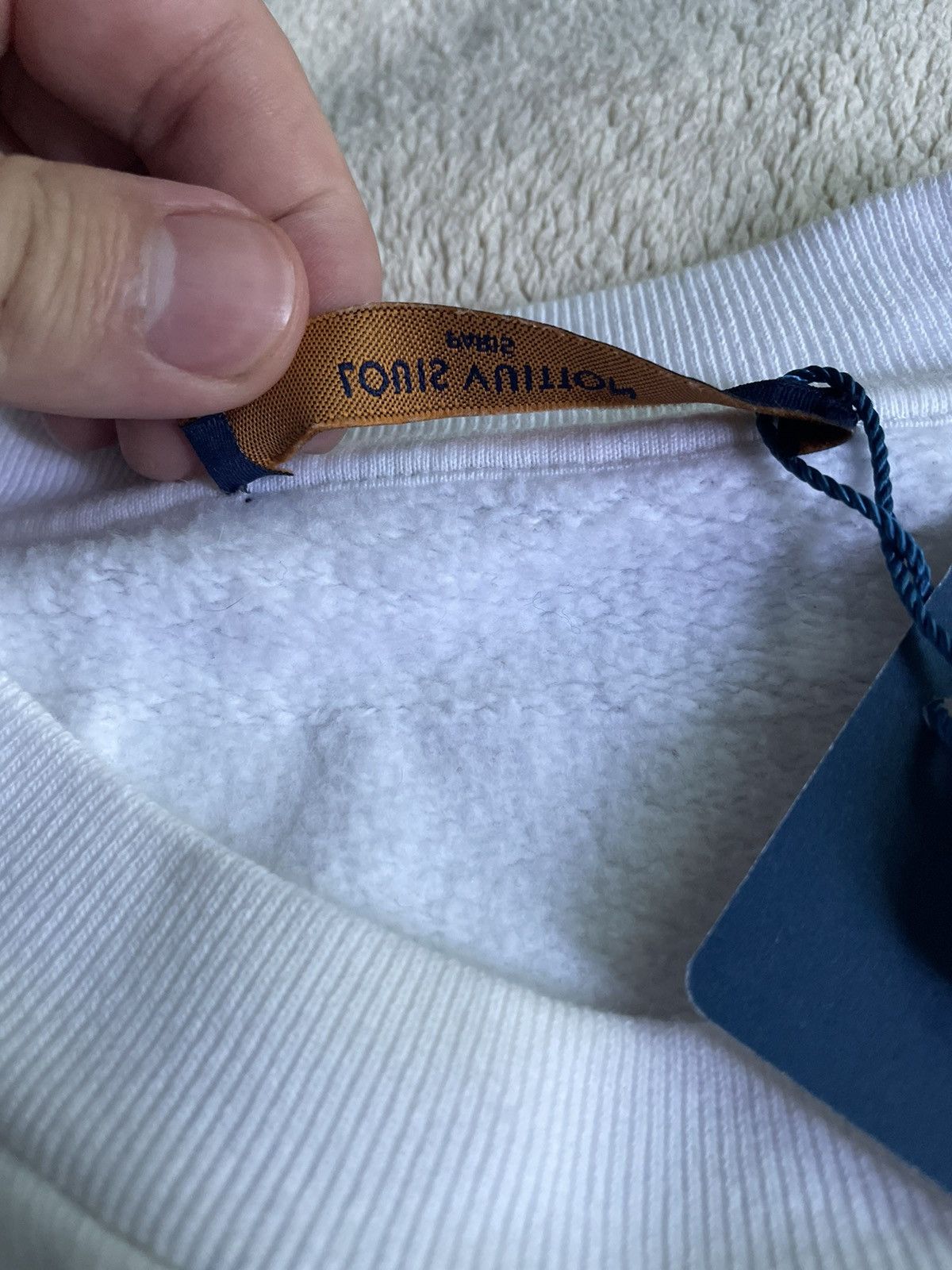 Louis Vuitton Louis Vuitton Blue Ocean Damier Crewneck Size US M / EU 48-50 / 2 - 11 Thumbnail