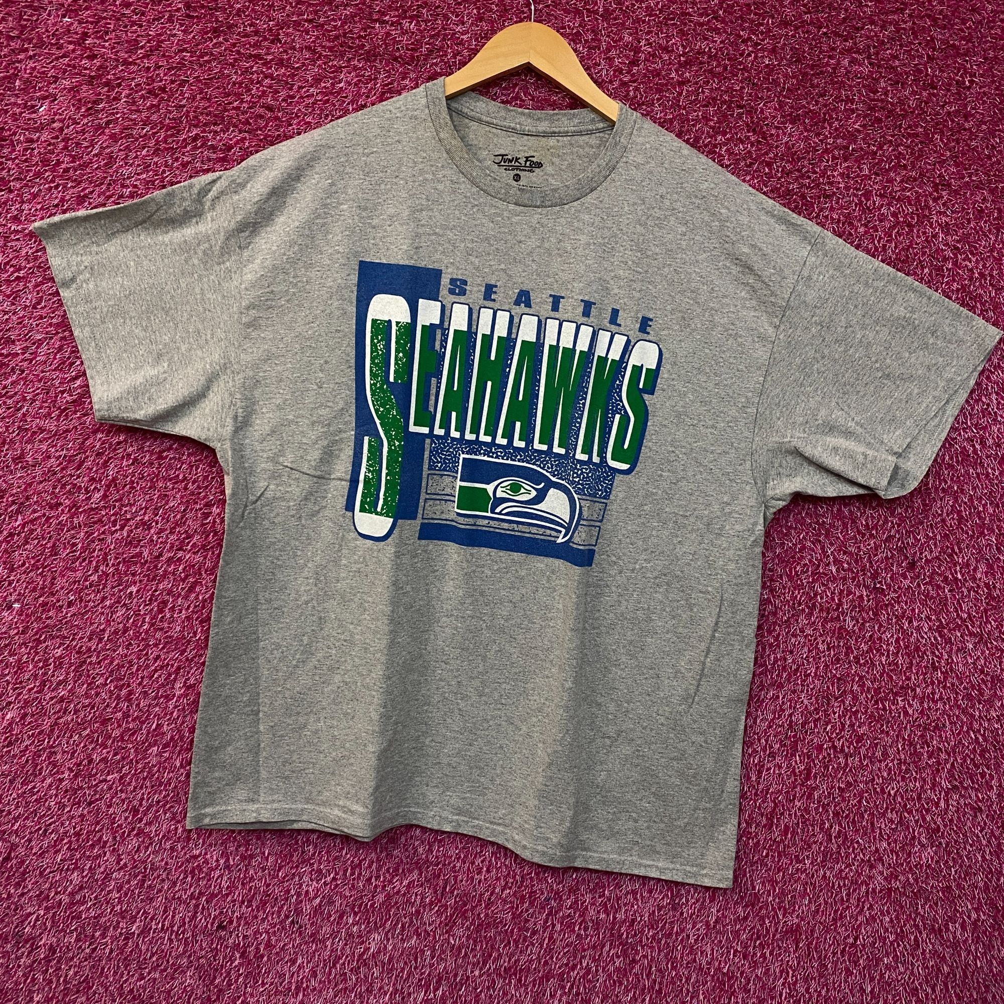 Junk Food NFL Junk Food Seattle Seahawks Gray Tshirt Size XL Size US XL / EU 56 / 4 - 3 Thumbnail