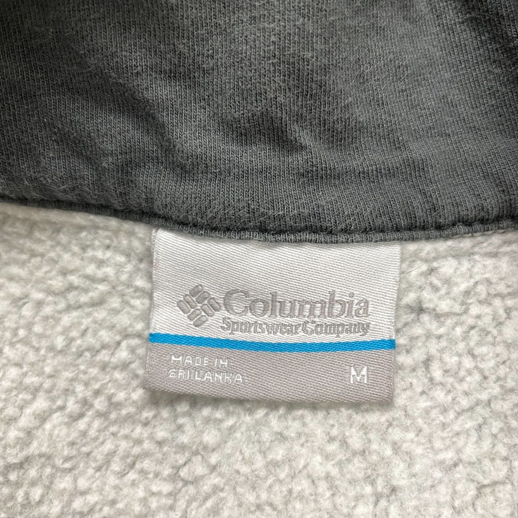 Vintage Columbia Sweatshirt Men Medium Gray High Neck Zip Fleece Pullover Jacket Outdoor Shirt Size US M / EU 48-50 / 2 - 6 Thumbnail