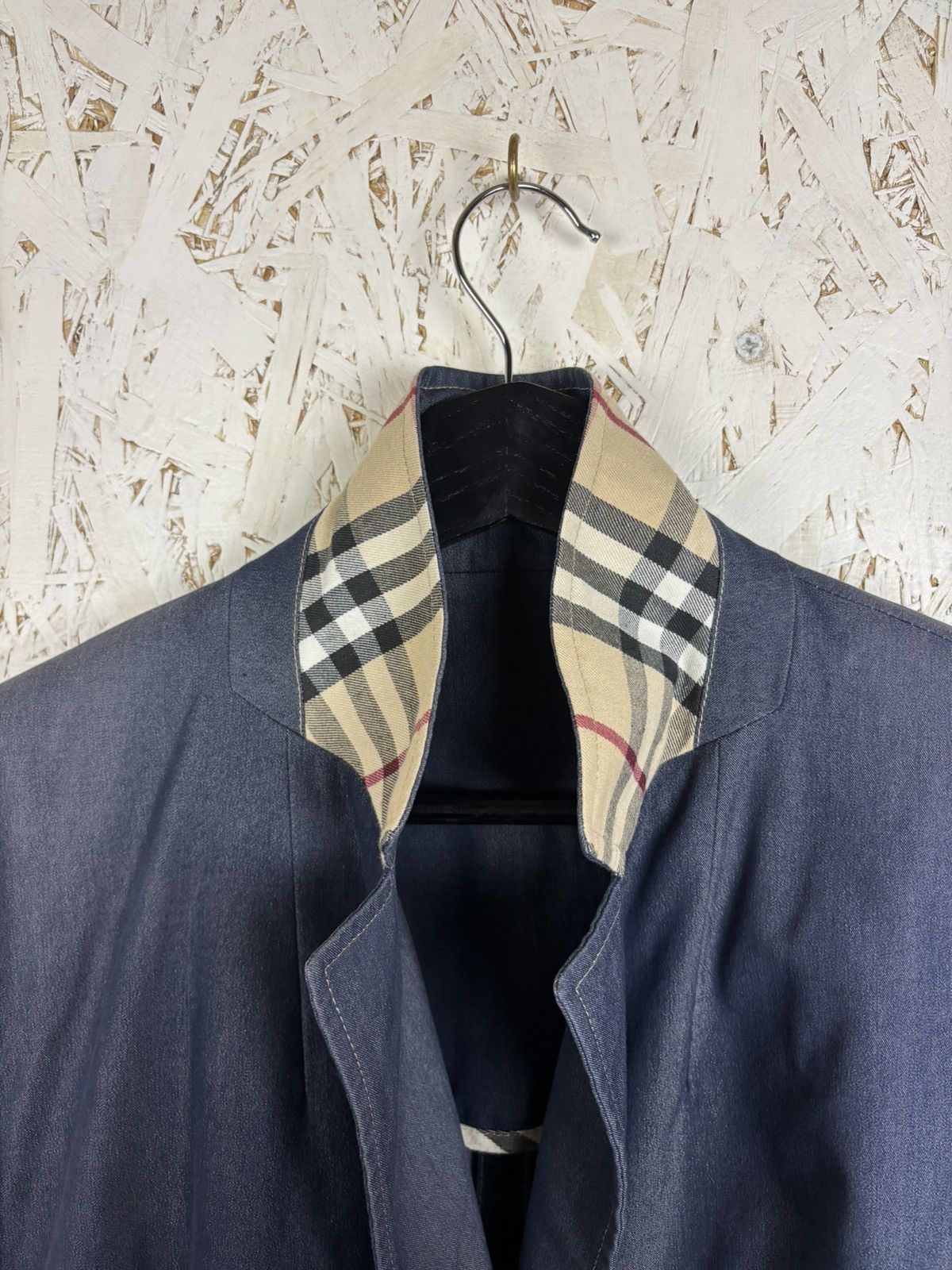 Burberry Burberry Blue Denim Style Blazer Jacket Size L / US 10 / IT 46 - 7 Thumbnail