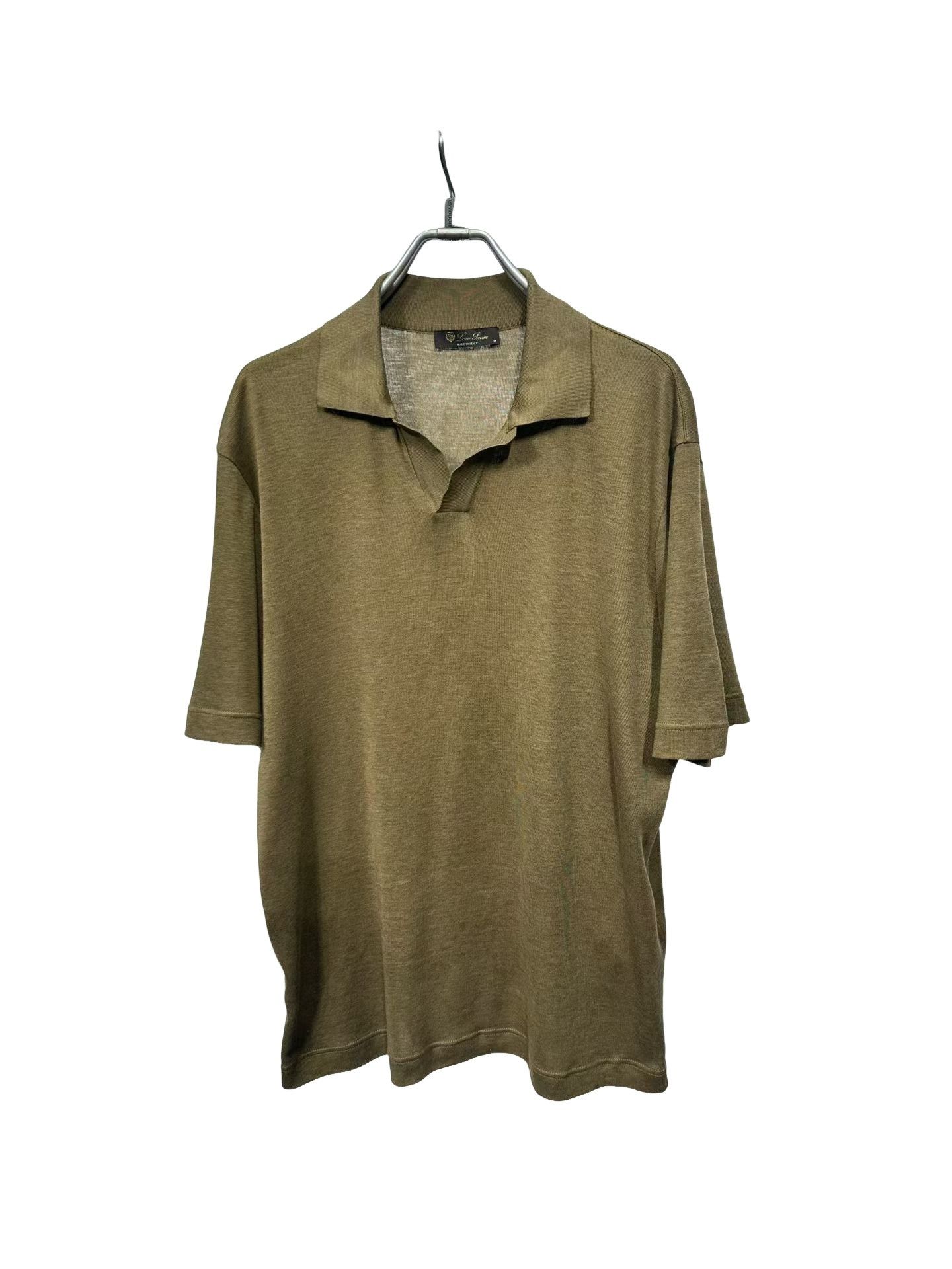 Loro Piana Loro Piana Silk Cotton Blend Polo Shirt M Size US M / EU 48-50 / 2 - 1 Thumbnail