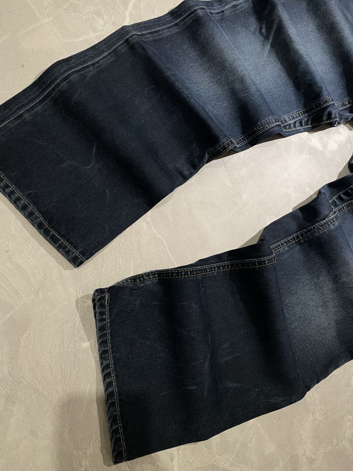 Japanese Brand Archive Distressed Washed Darkwear Slim / Number Nine Style Size US 33 - 5 Thumbnail