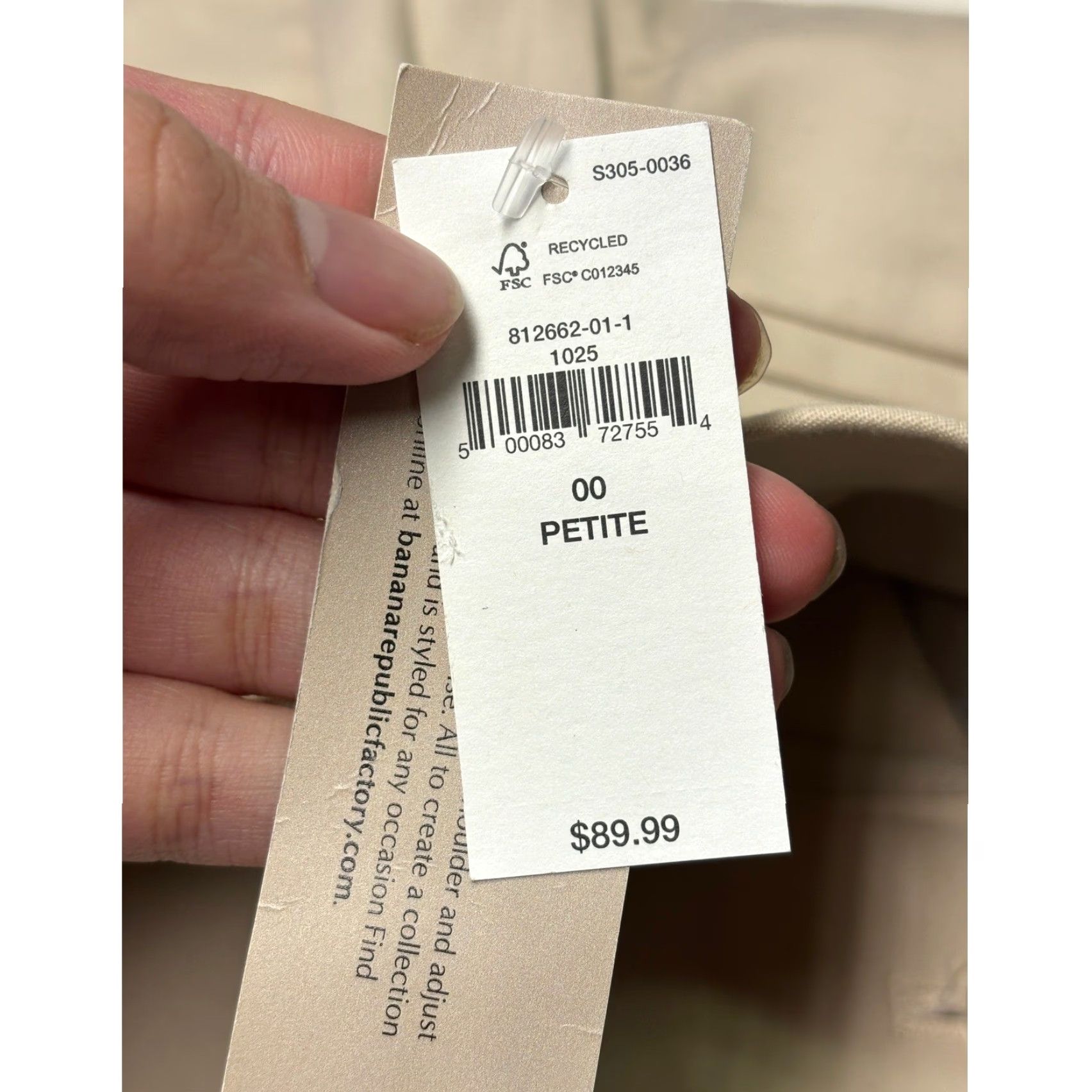 Banana Republic VINTAGE? No. Banana Republic Pants Dress Pants 00P Beige High Rise Pleated Balloon Tapered Leg Womens XS? Size 24" / US 00 / IT 34 - 7 Thumbnail