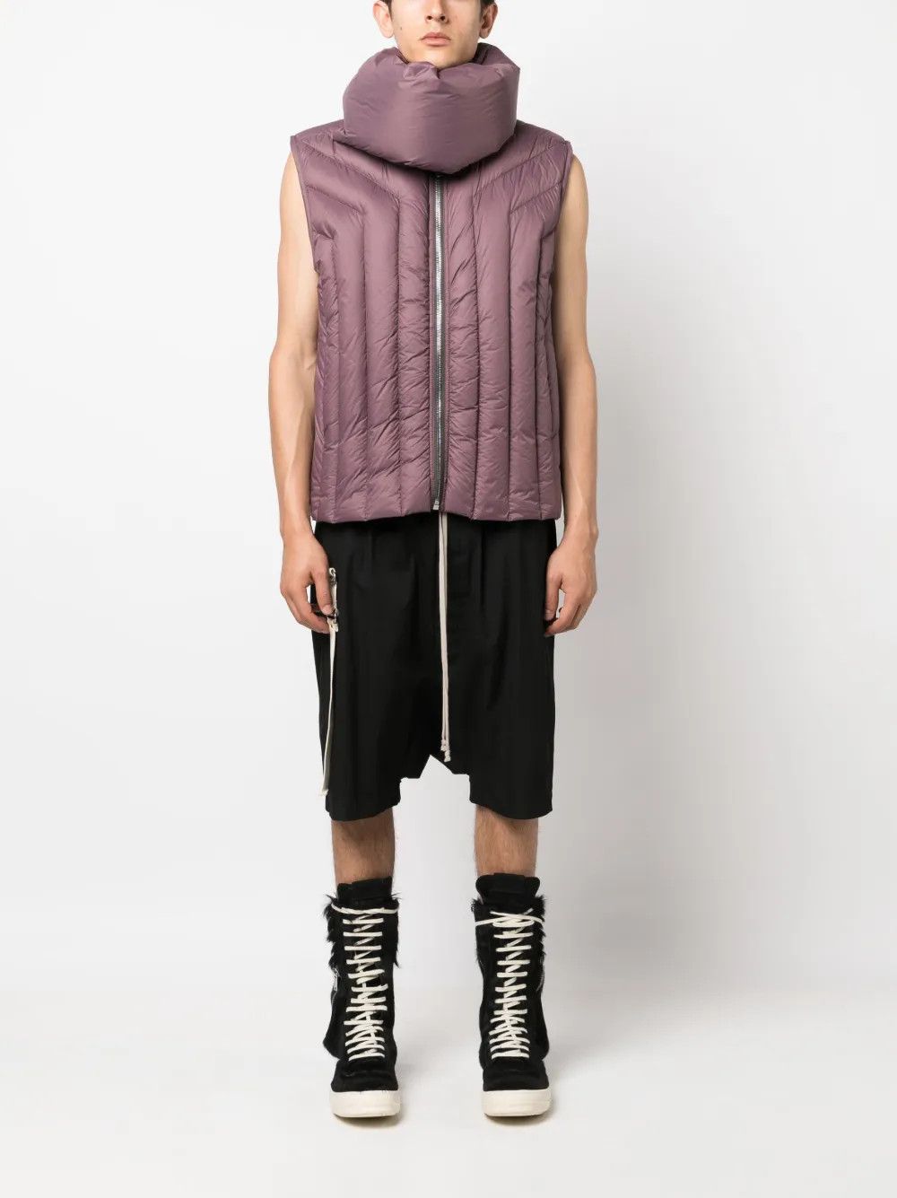 Rick Owens o1y0325 Shell Vest in Mauve Size US M / EU 48-50 / 2 - 5 Thumbnail