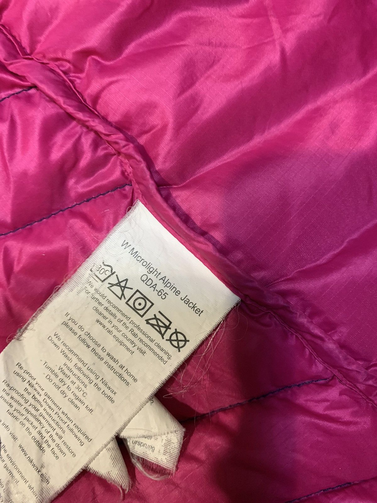 Rab Rab Women Microlight Alpine Jacket Down Navy Blue Size L / US 10 / IT 46 - 4 Thumbnail