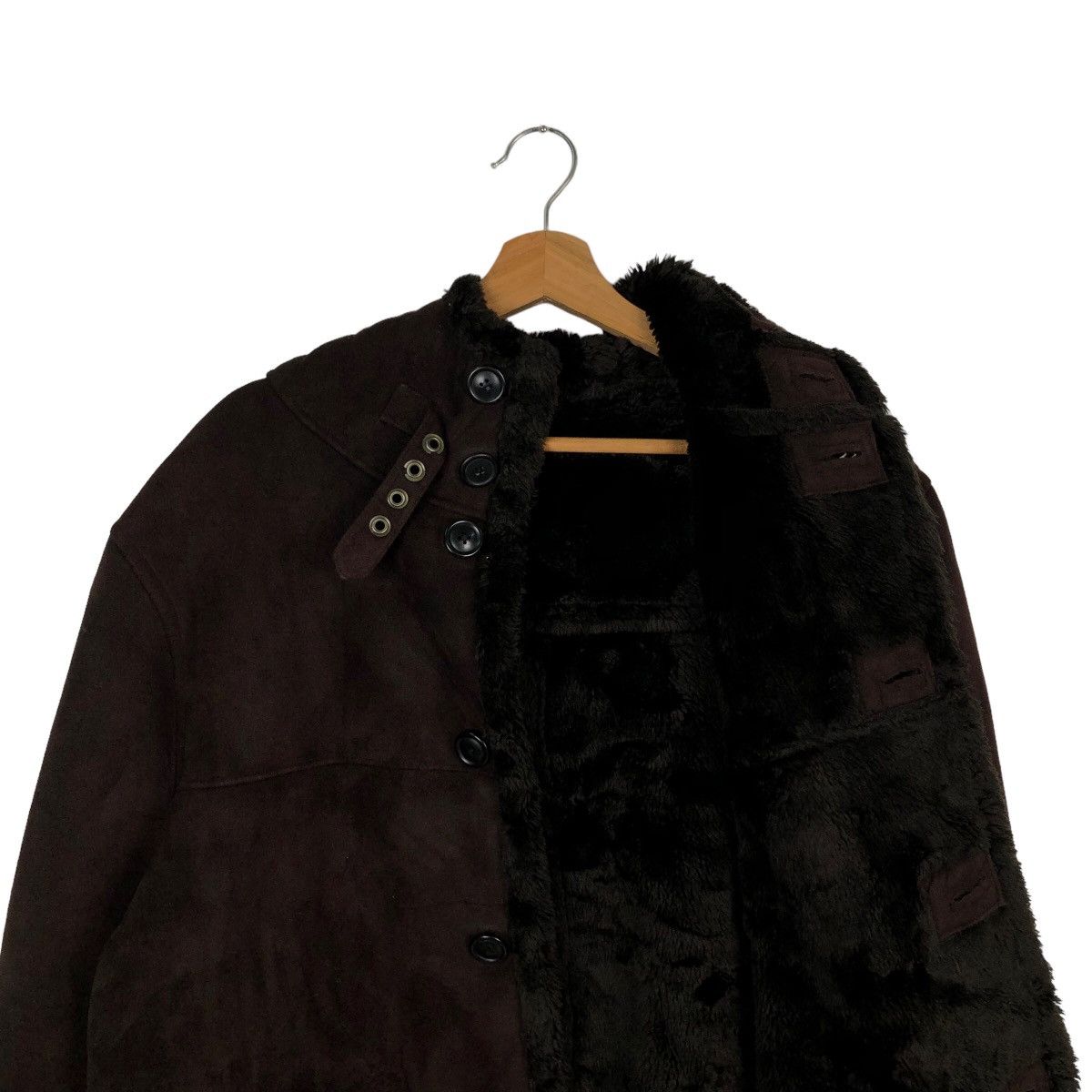 Japanese Brand VINTAGE LONG JACKET MOLESKIN PPFM JAPAN PUNK ISSEY MIYAKE Size US M / EU 48-50 / 2 - 10 Thumbnail