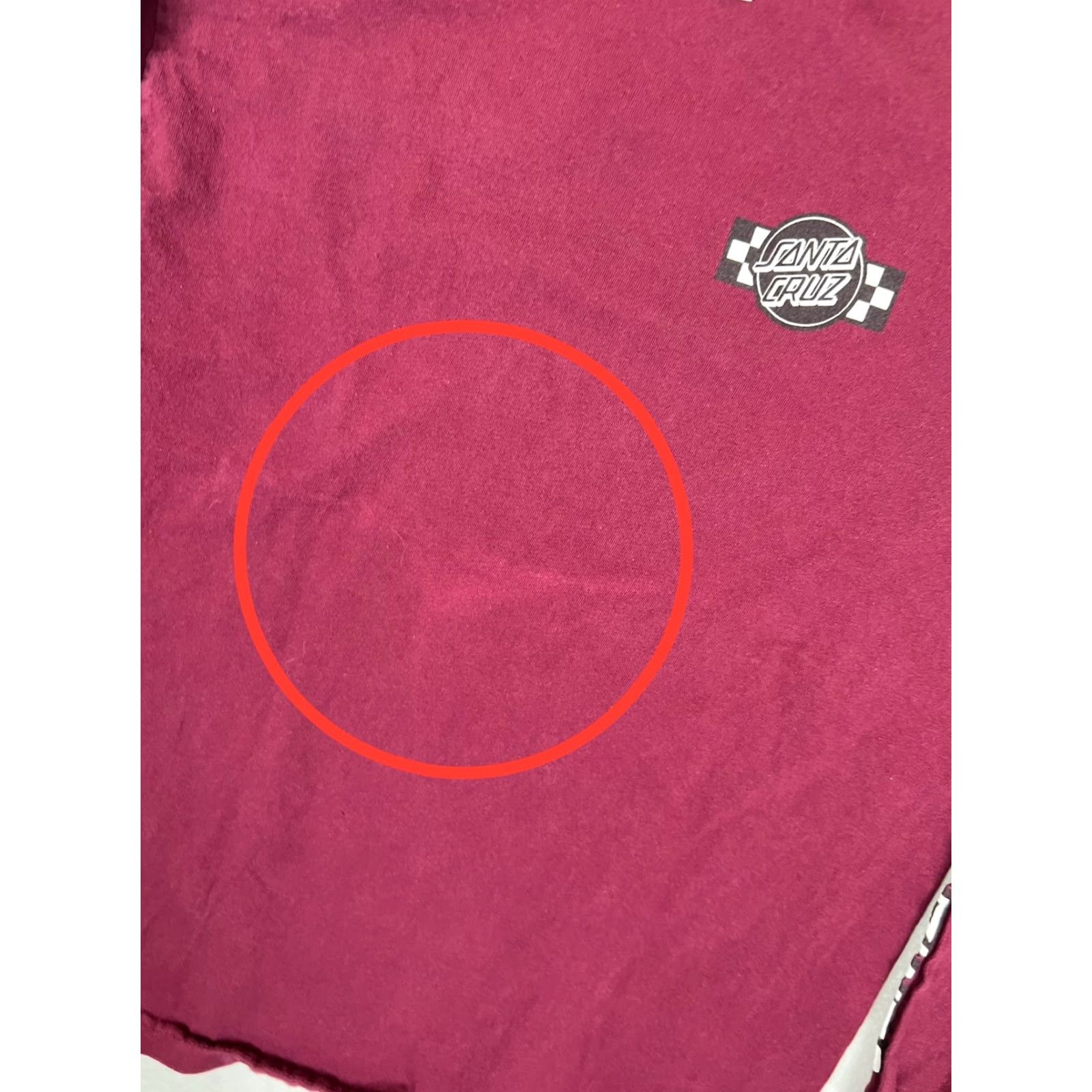 Vintage VINTAGE Santa Cruz T-Shirt Long Sleeve Regular Size M Red Double-Sided 90s California Men Size US M / EU 48-50 / 2 - 6 Thumbnail