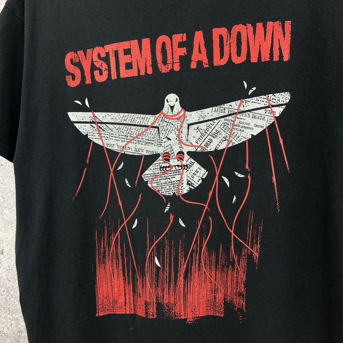 Band Tees 2015 System Of A Down North American Tour Eagle Big Logo Size US M / EU 48-50 / 2 - 3 Thumbnail