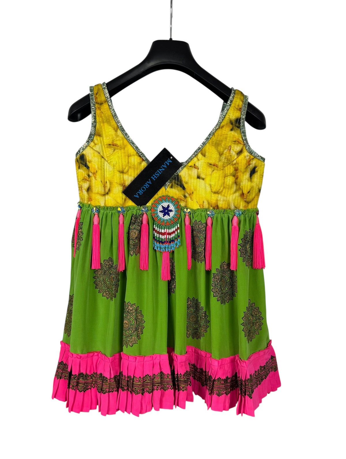 Manish Arora Manish Arora Silk Tank Blouse Pleated Decor size M Size M / US 6-8 / IT 42-44 - 14 Thumbnail