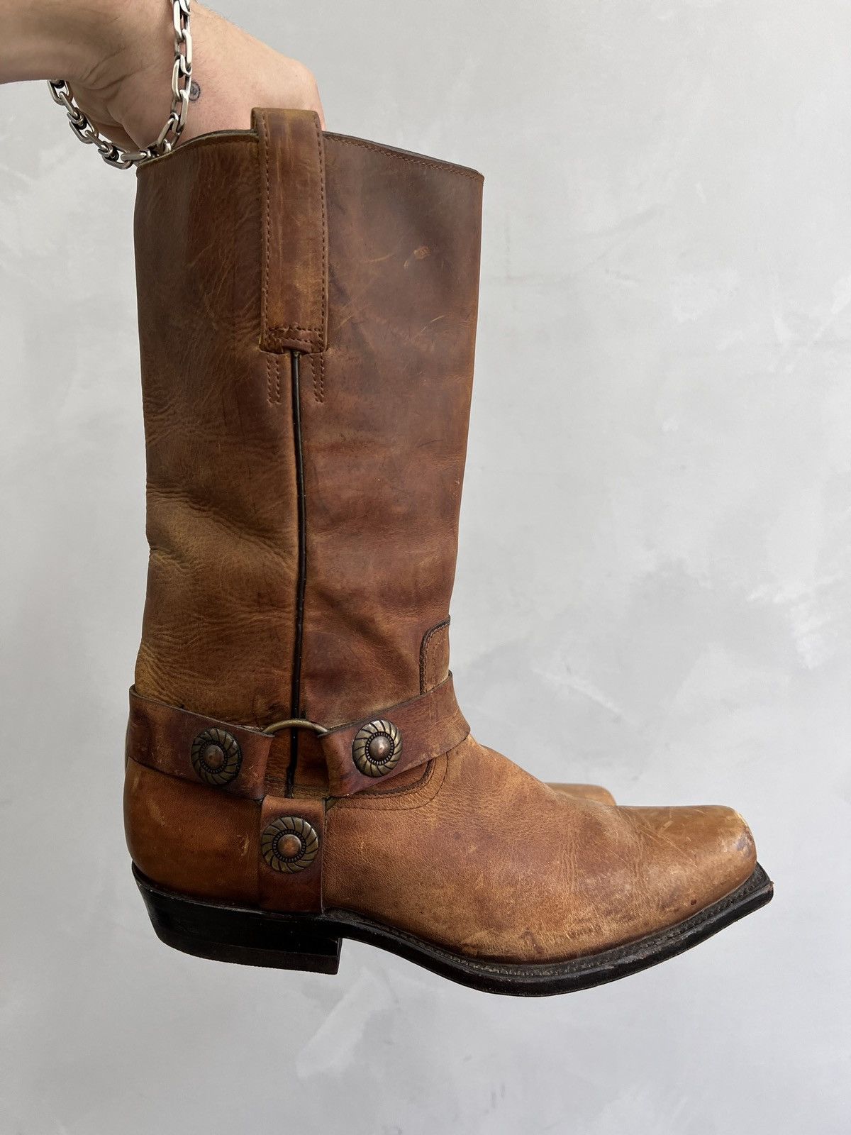 A.S.98 × Vintage COWBOY 90s AS 98 Airsteps Avantgarde Boots Style Size US 8 / IT 38 - 8 Thumbnail