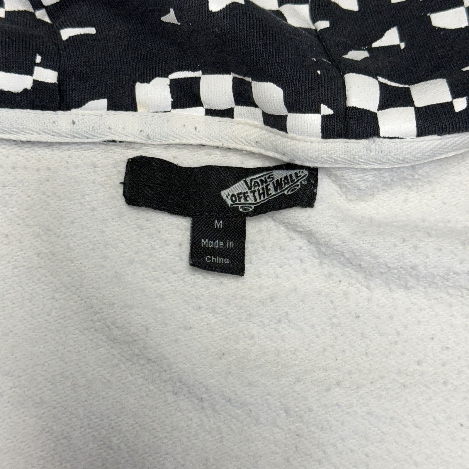 Vans Vans Skate Hoodie Sweatshirt Mens Medium White Full Zip Stre Size US M / EU 48-50 / 2 - 18 Thumbnail