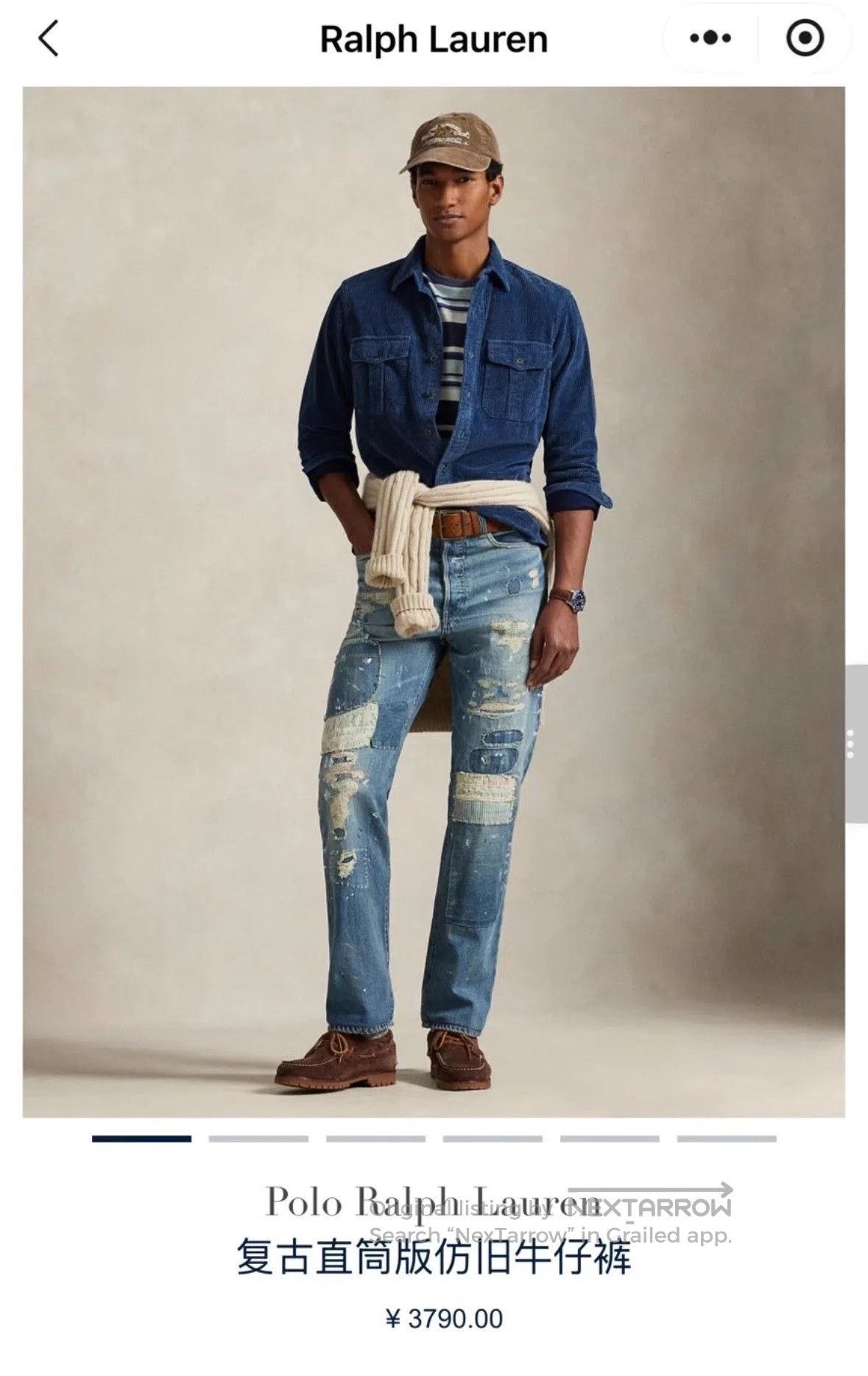 Polo Ralph Lauren Polo Ralph Lauren Heritage Straight Jean. Size US 32 / EU 48 - 4 Thumbnail