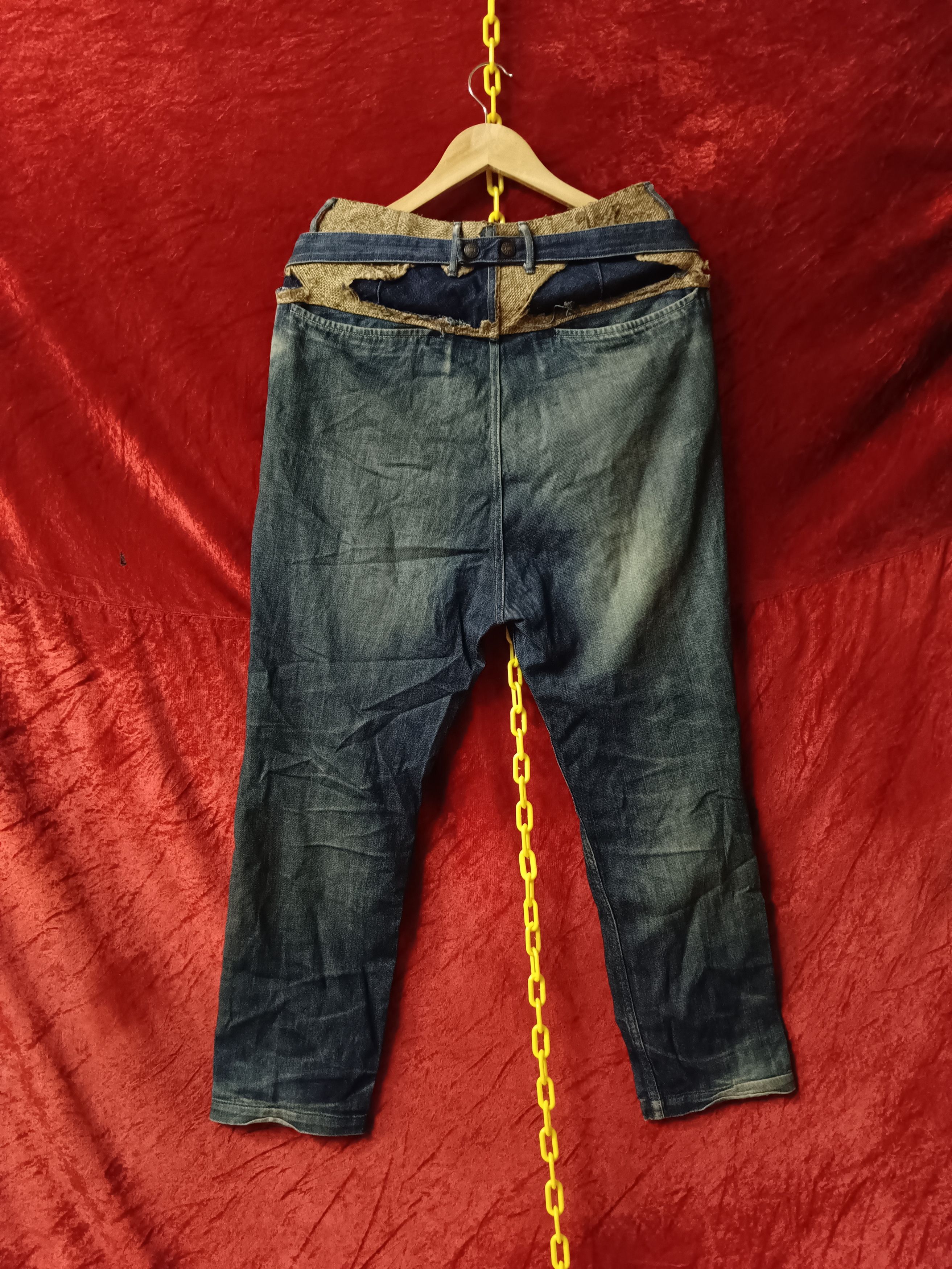 Kapital Kountry Clown Denim Pants Size US 31 - 6 Thumbnail