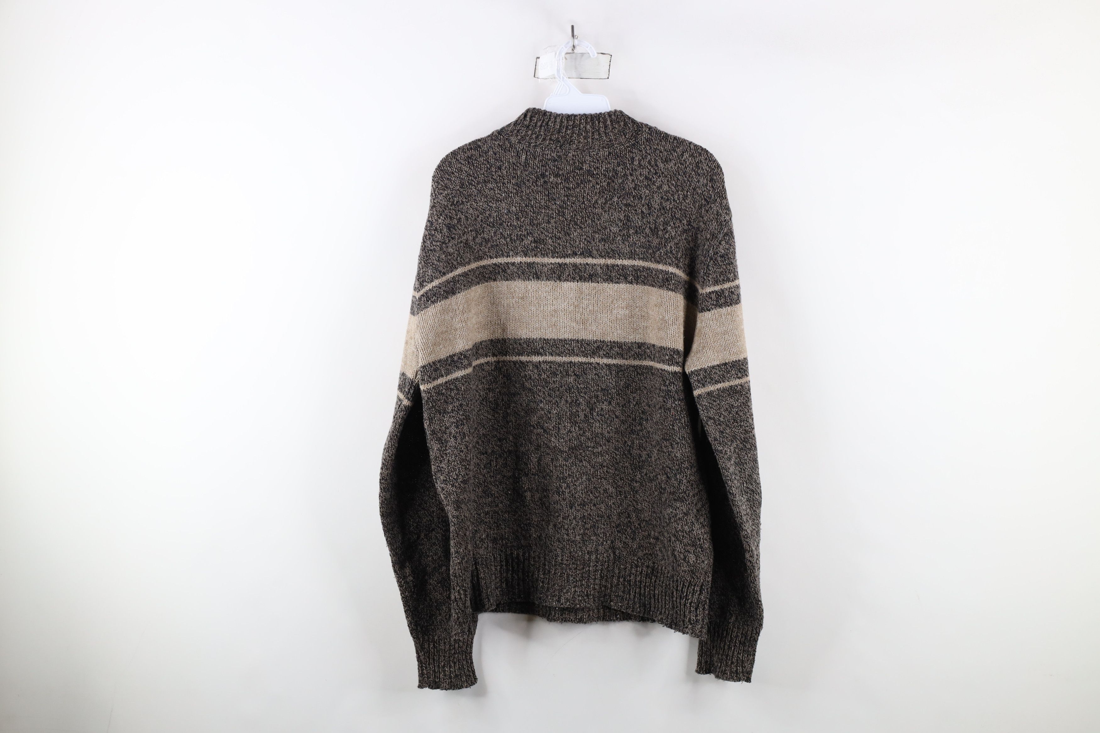 Vintage Vintage 90s Streetwear Wool Blend Knit Henley Sweater USA Size US XL / EU 56 / 4 - 9 Thumbnail