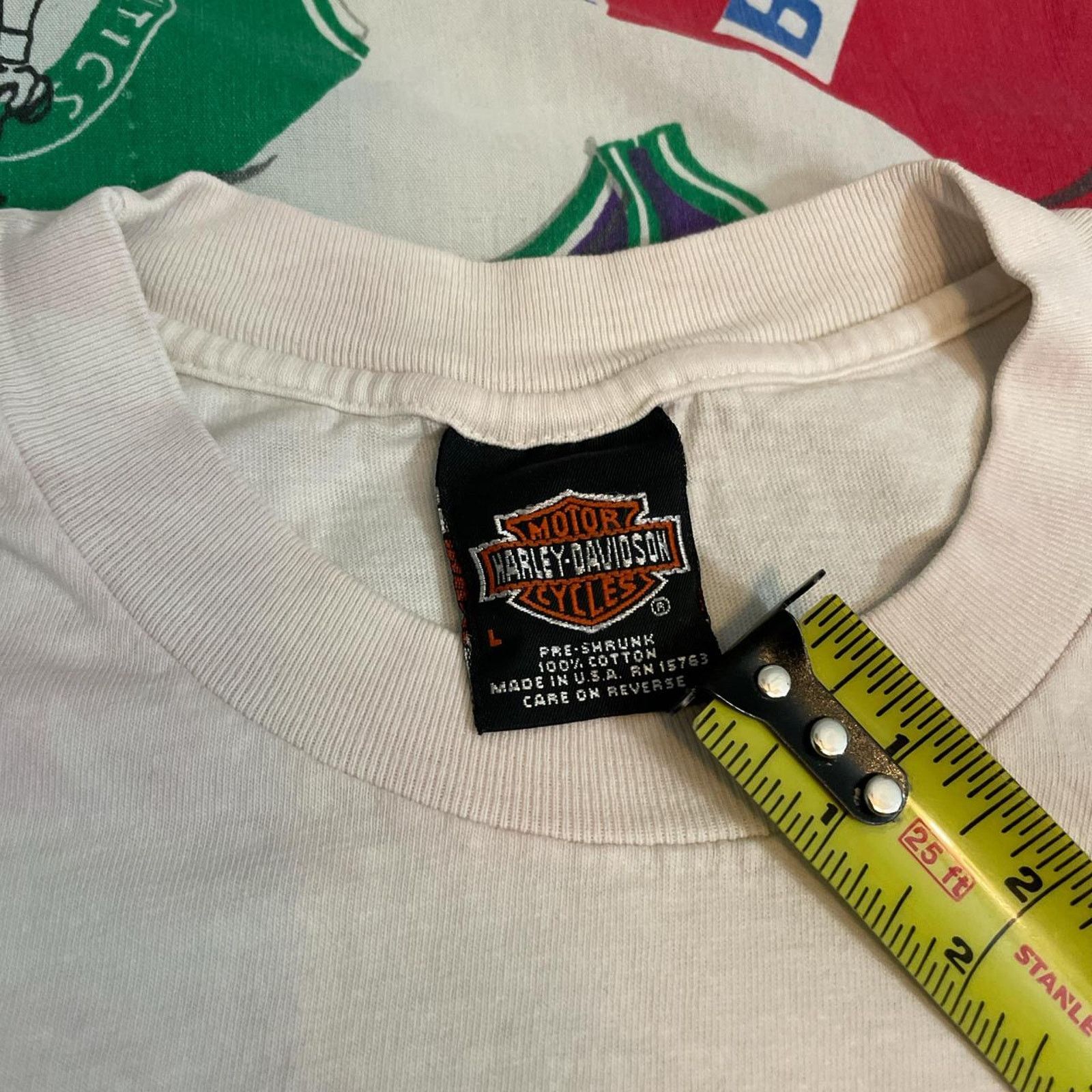 Harley Davidson × Vintage Vintage 98 Harley Davidson Motorcycle Feel The Heat Tank Top Size US L / EU 52-54 / 3 - 7 Thumbnail
