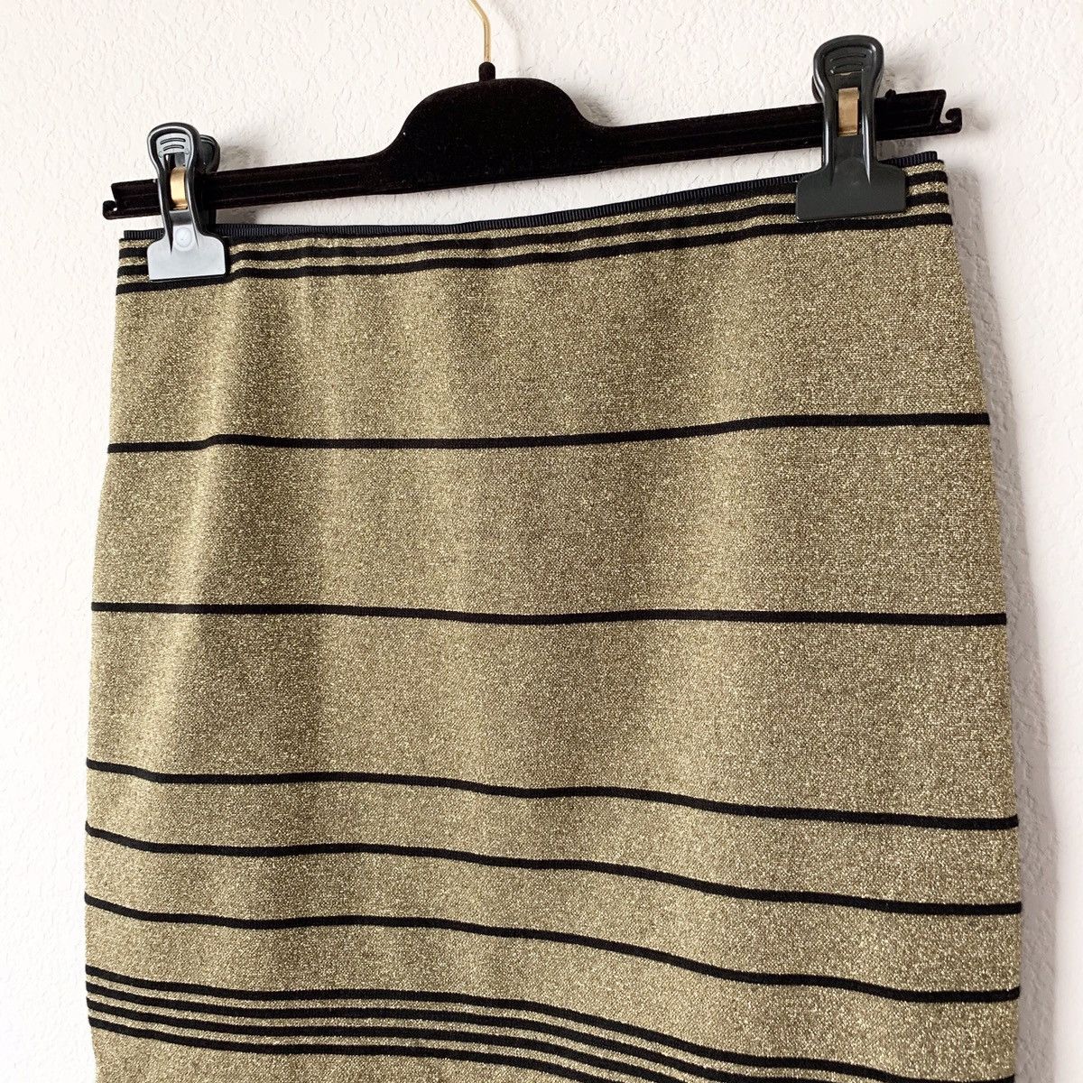Patrizia Pepe Glitter skirt with peplum belt Italy barbiecore Y2K Size 26" / US 2 / IT 38 - 19 Thumbnail