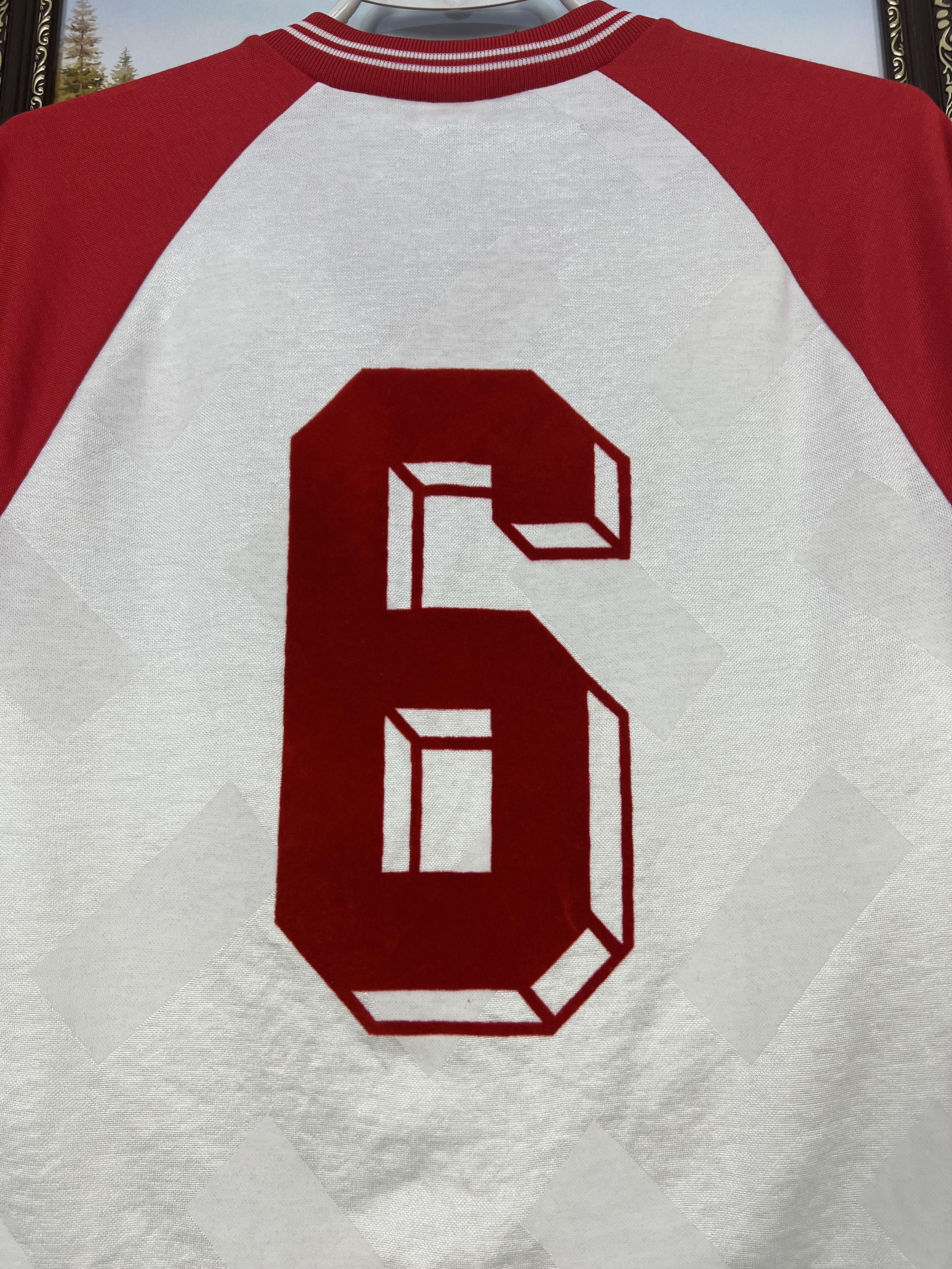 Erima Vintage 80's Erima Football Template Shirt #6 Soccer White Size US M / EU 48-50 / 2 - 11 Thumbnail