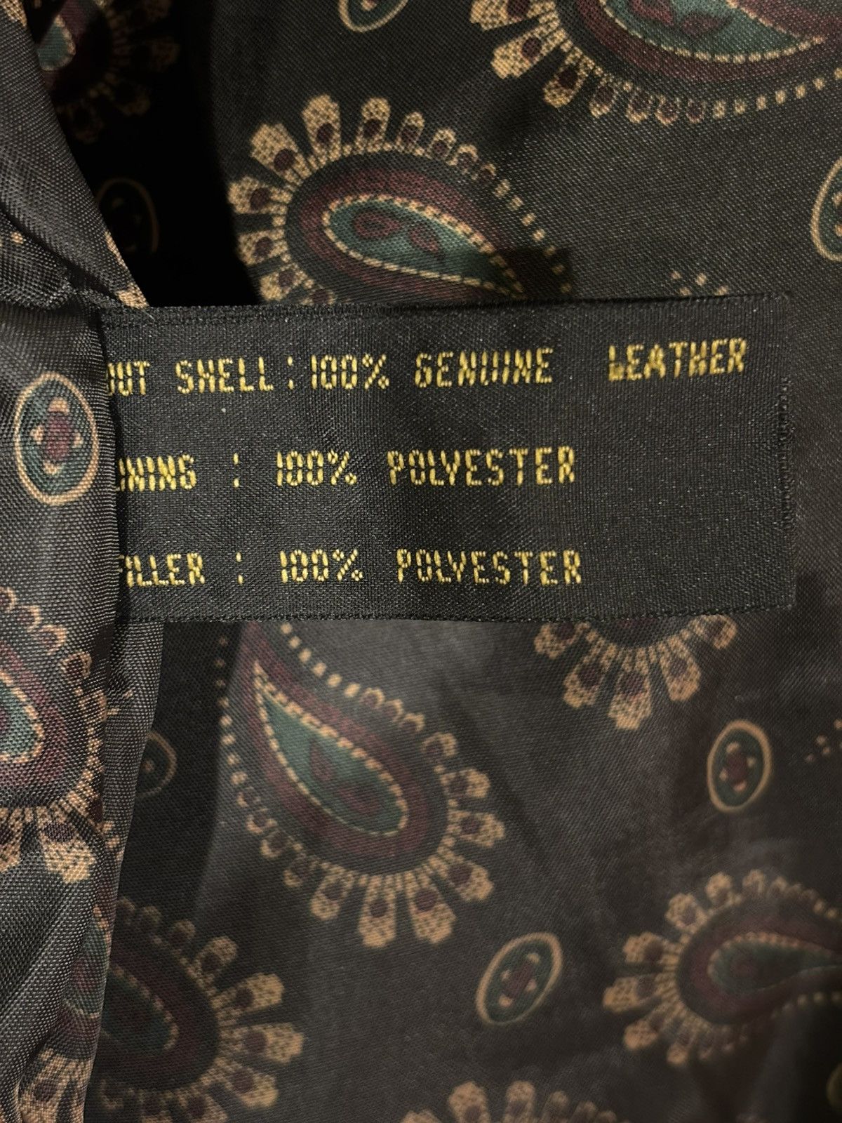Other Men’s vintage genuine leather Jacket.mj4040 Size US L / EU 52-54 / 3 - 11 Thumbnail