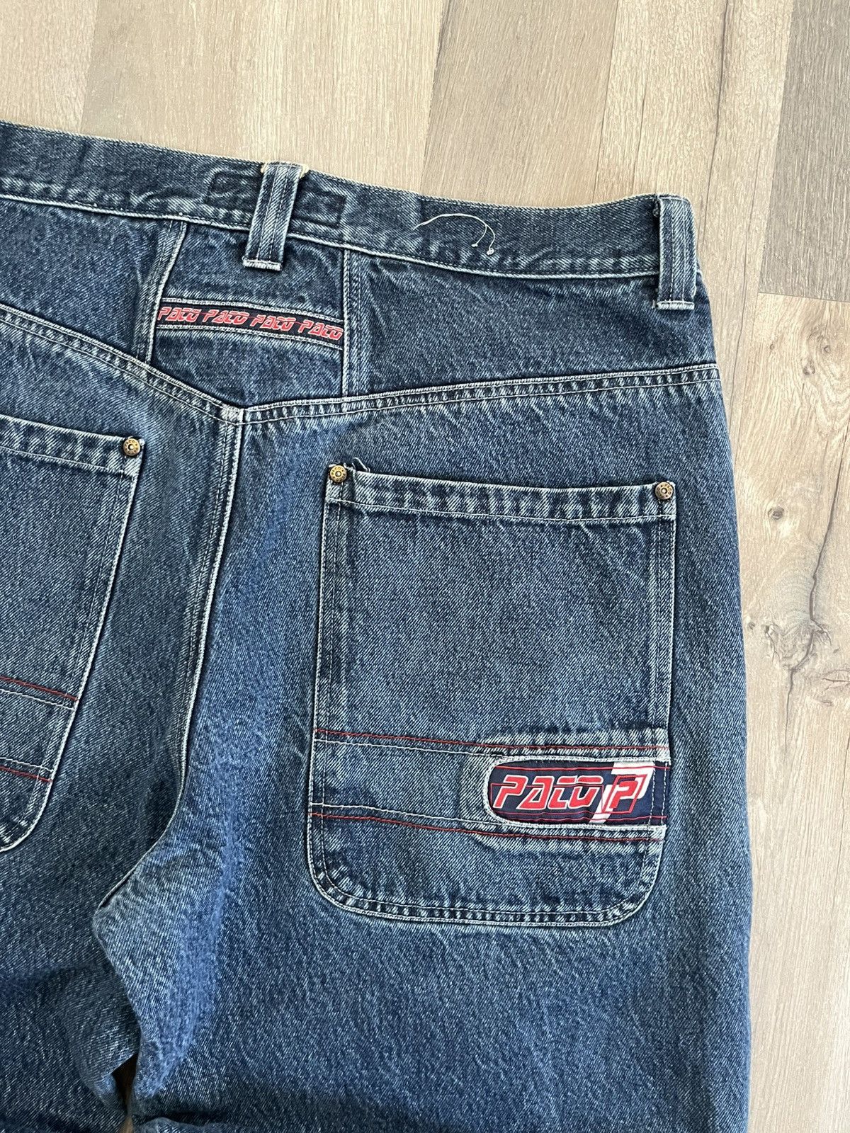 Other Vintage Paco Baggy Big Pocket Denim Size US 38 / EU 54 - 6 Thumbnail