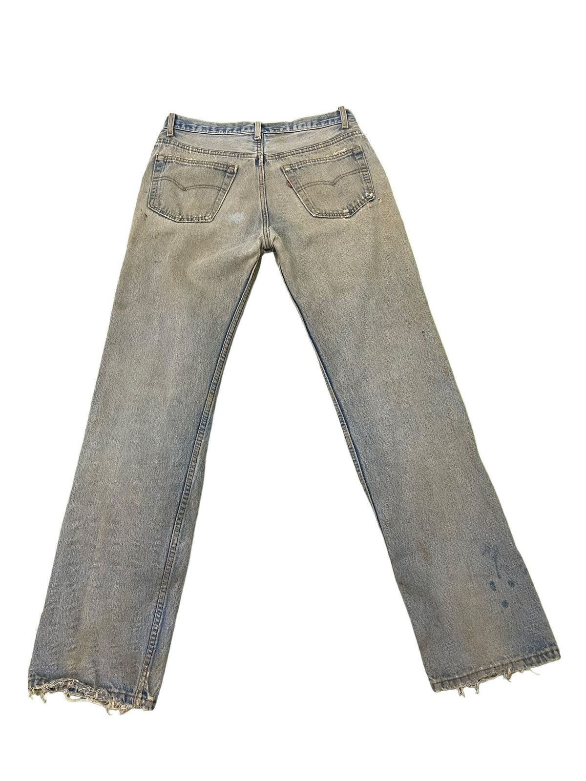 Levi's Vintage Clothing Vtg 1994 Levi’s 501 USA Faded Distress Straight 8🟦8 Size US 31 - 12 Thumbnail