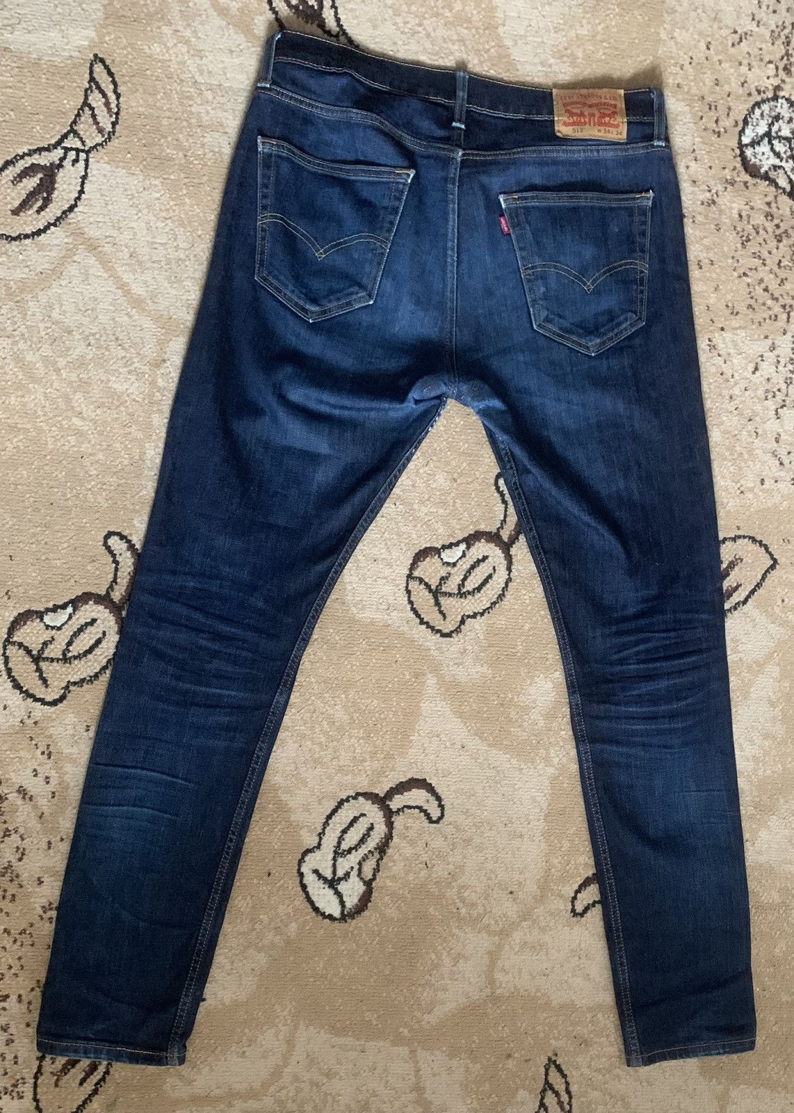 Levi's Levi's 512 Slim Taper Fit Jeans Dark Wash W34 L34 Size US 34 / EU 50 - 10 Thumbnail
