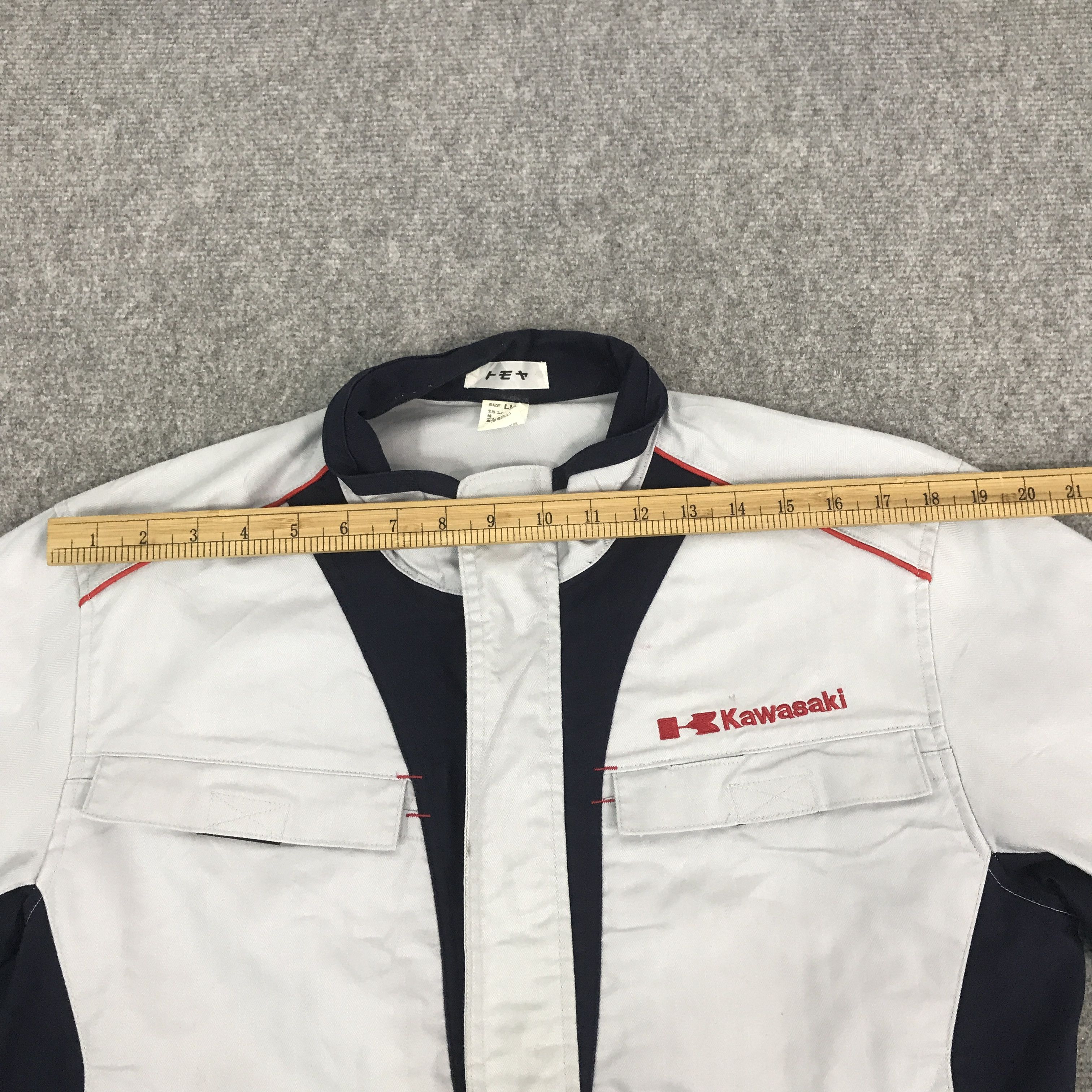 Japanese Brand Vtg Kawasaki Motorsport racing jacket Size US L / EU 52-54 / 3 - 5 Thumbnail